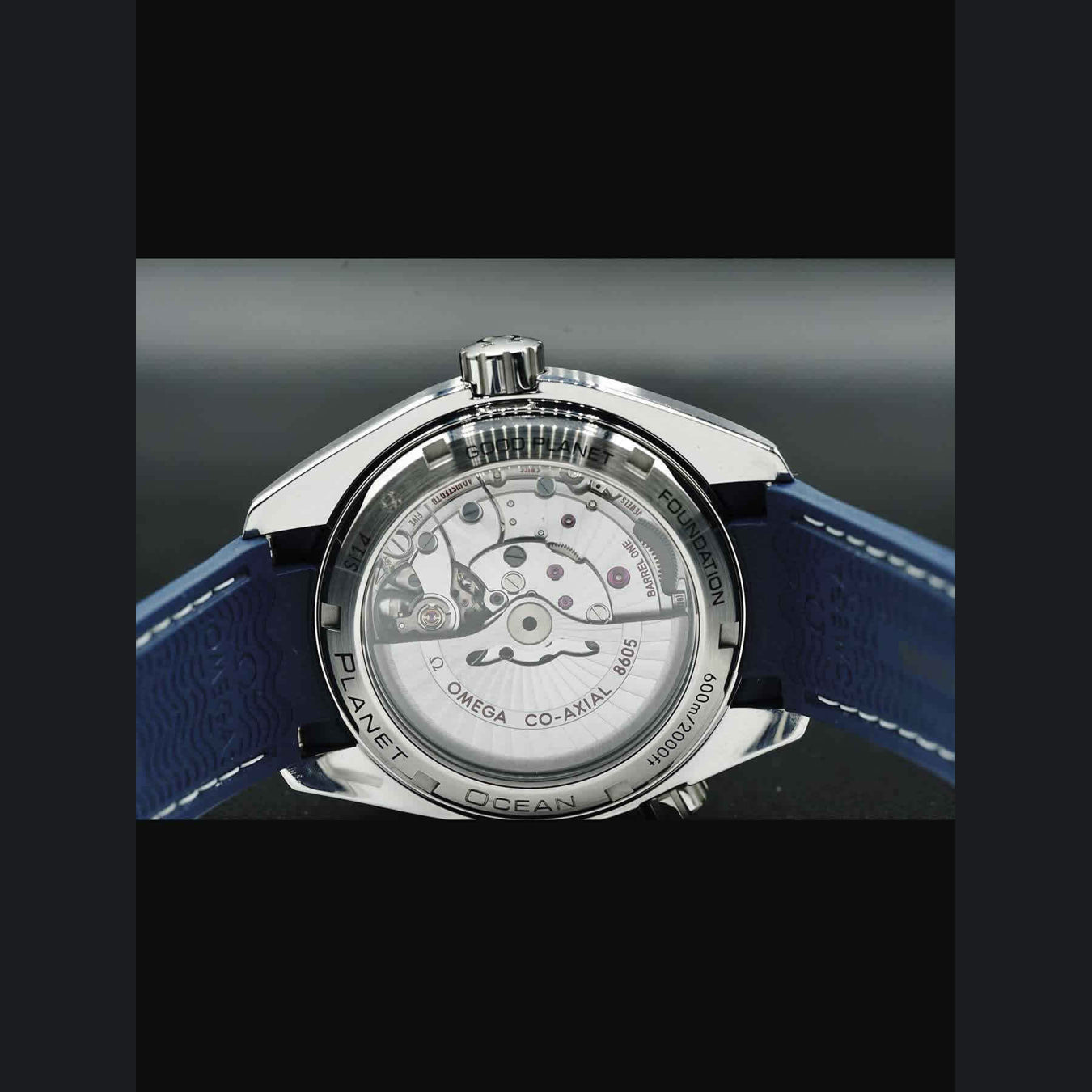 Planet Ocean 600M Omega Co-axial GMT 43.5mm 232.30.44.22.03.001