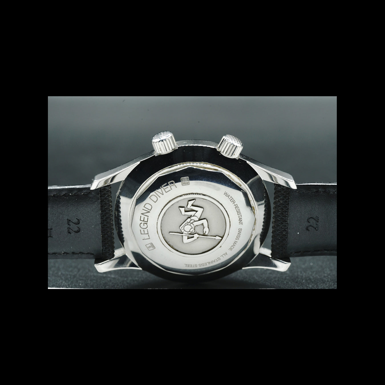 Longines Legend Diver on Strap L3.674.4.50.0