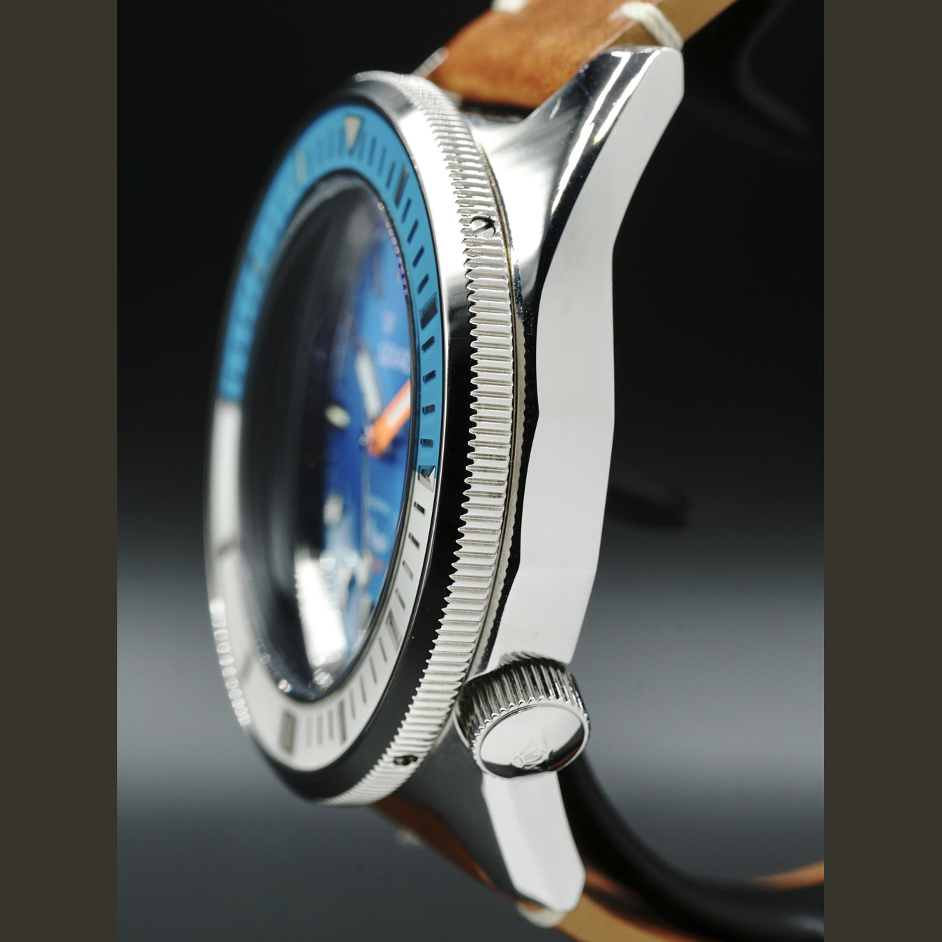 Squale Matic Light Blue on Strap MATICXSE.PTC