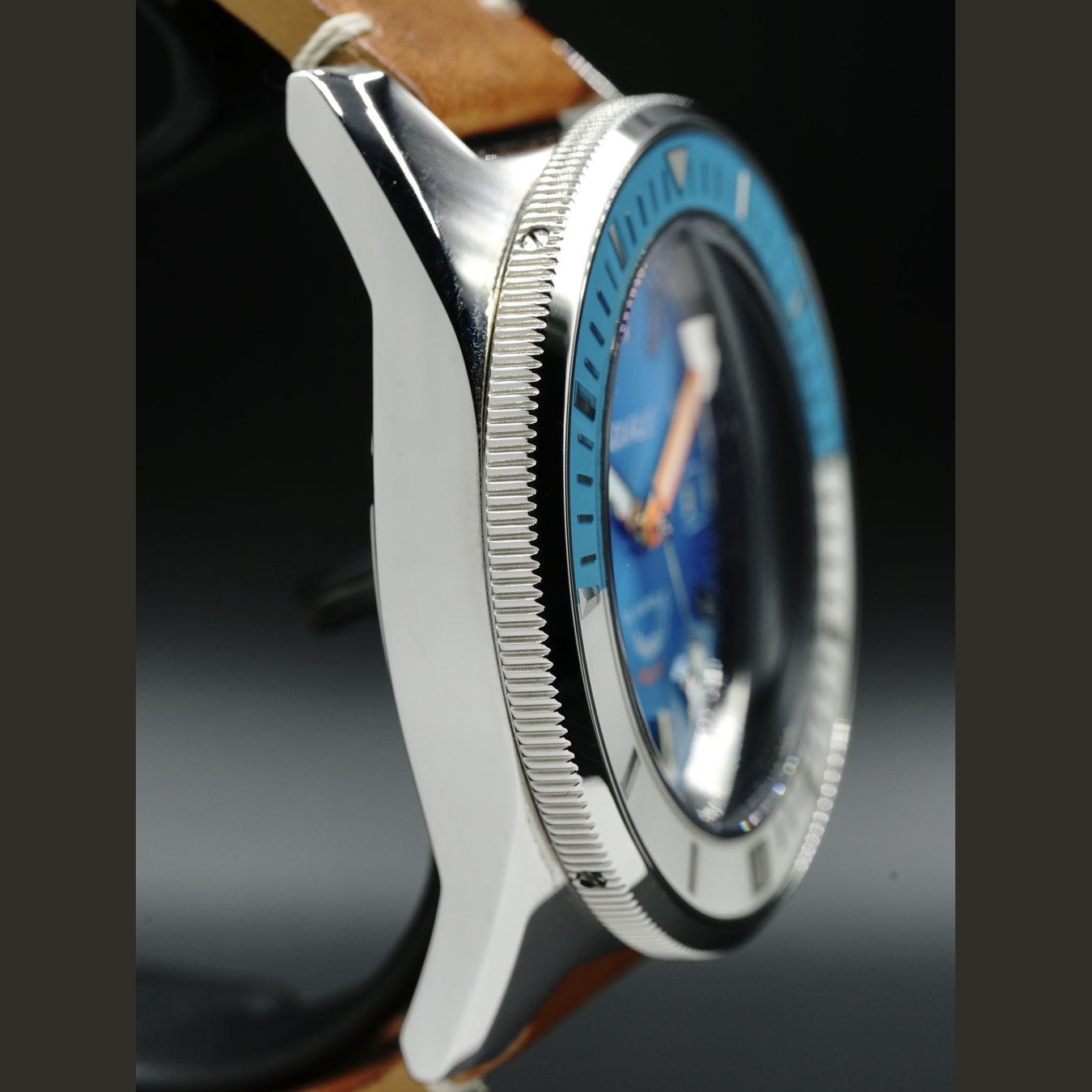 Squale Matic Light Blue on Strap MATICXSE.PTC