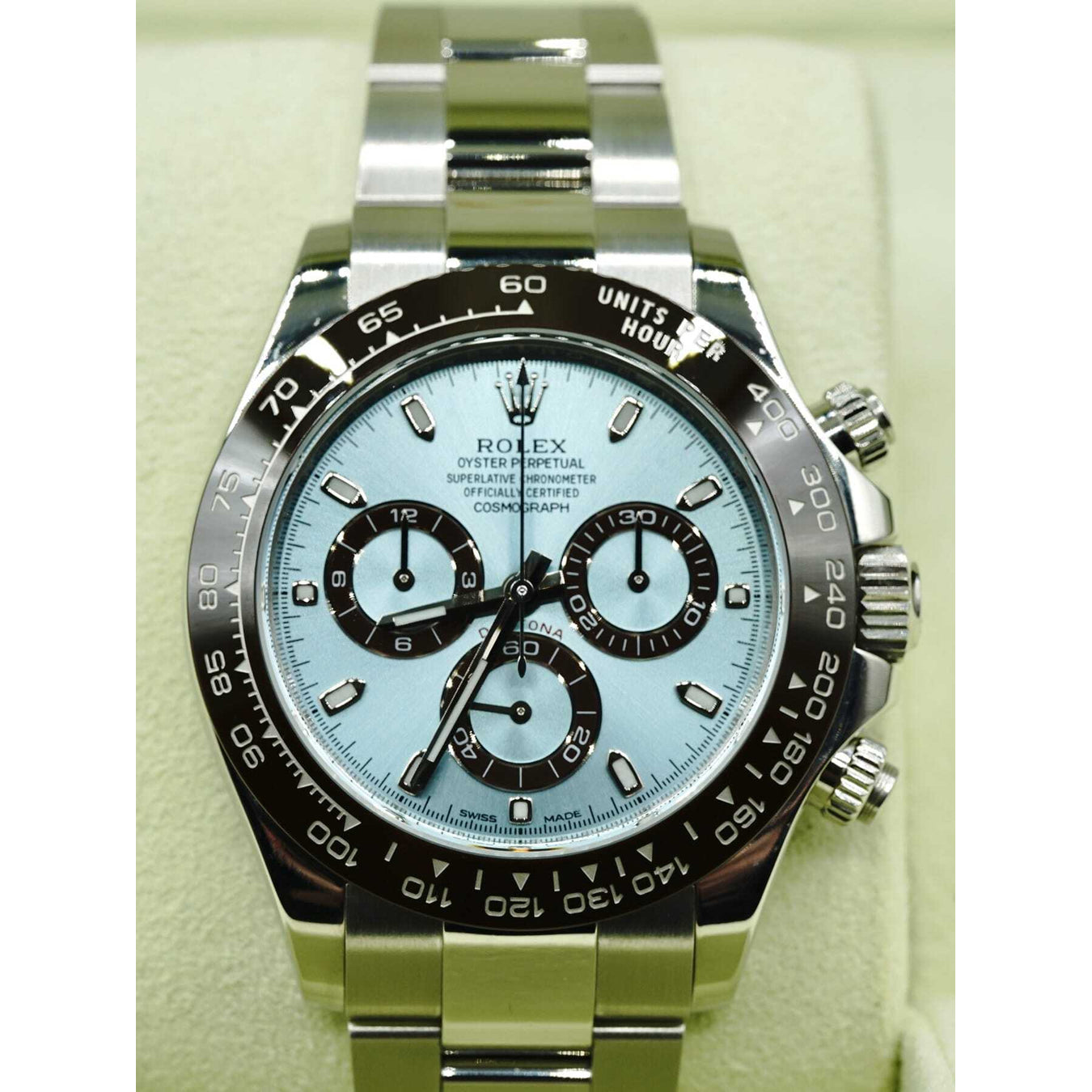Rolex Cosmograph Daytona Platinum 1 Blue Dial 116506