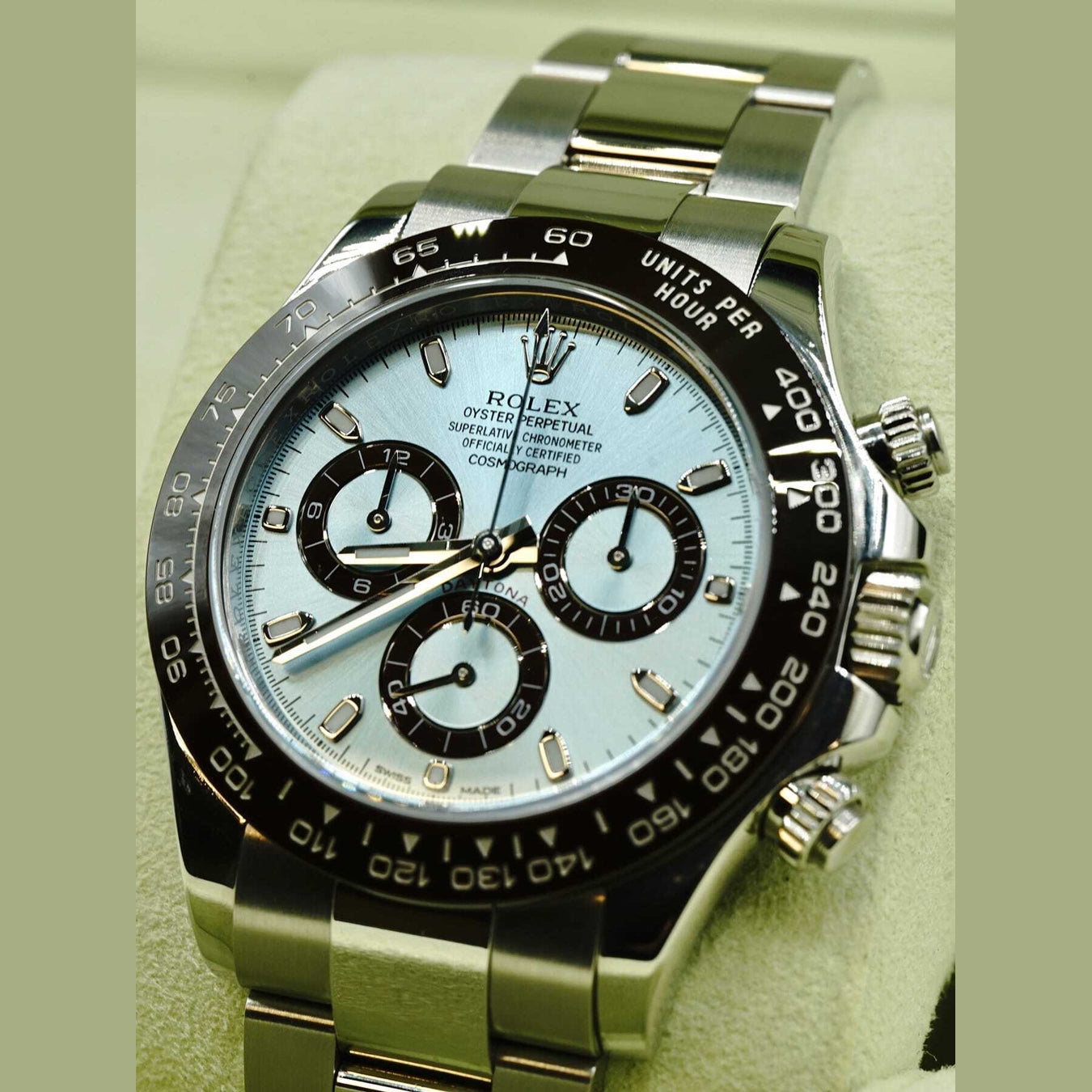 Rolex Cosmograph Daytona Platinum 1 Blue Dial 116506