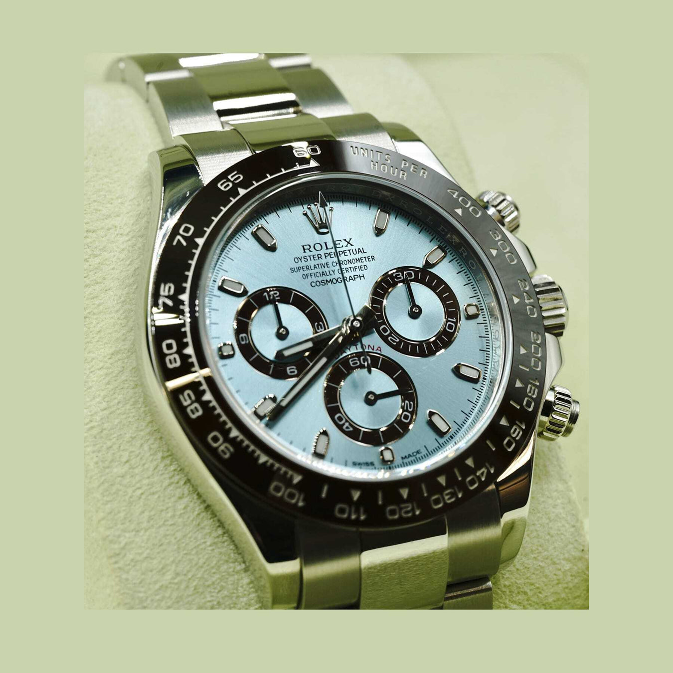 Rolex Cosmograph Daytona Platinum 1 Blue Dial 116506