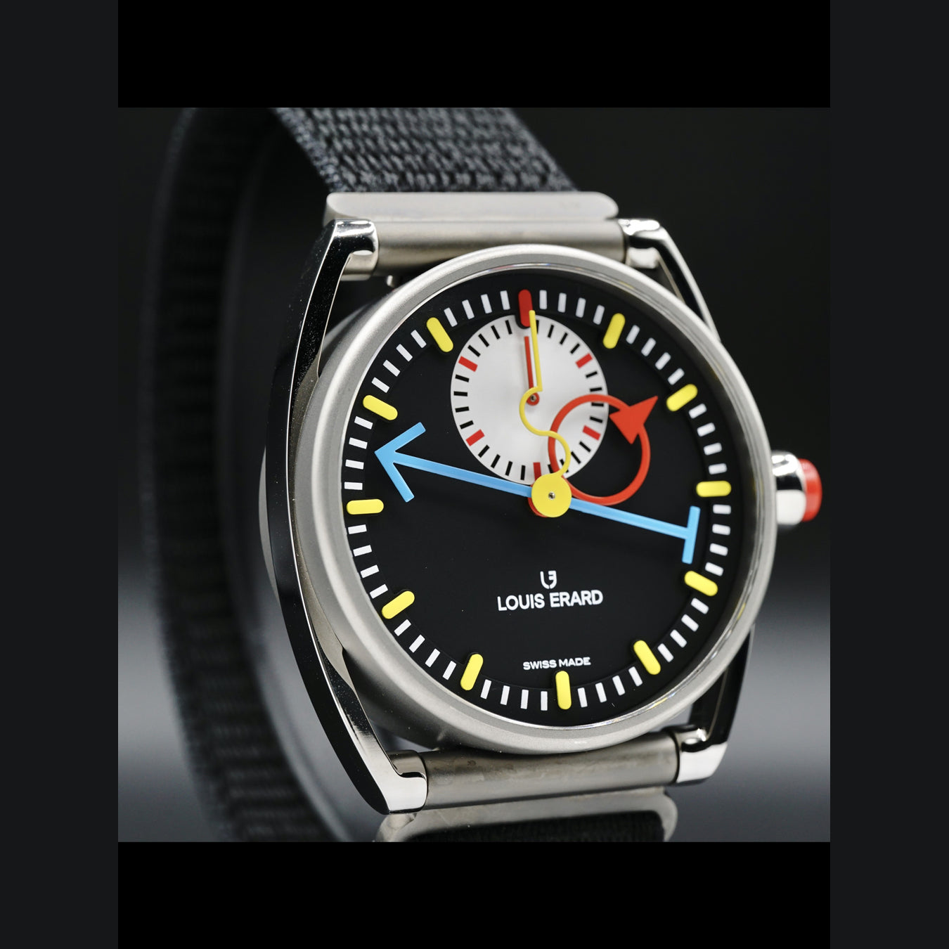 Le Chrono Monopoussoir Louis Erard x Alain Silberstein 74359TT02.BTT88
