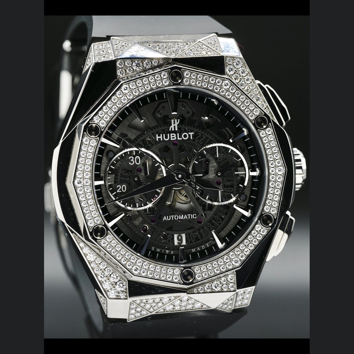 Hublot Classic Fusion Aerofusion Chronograph Orlinski Titanium Alternative Pave 525.NX.0170.RX.1804.ORL18