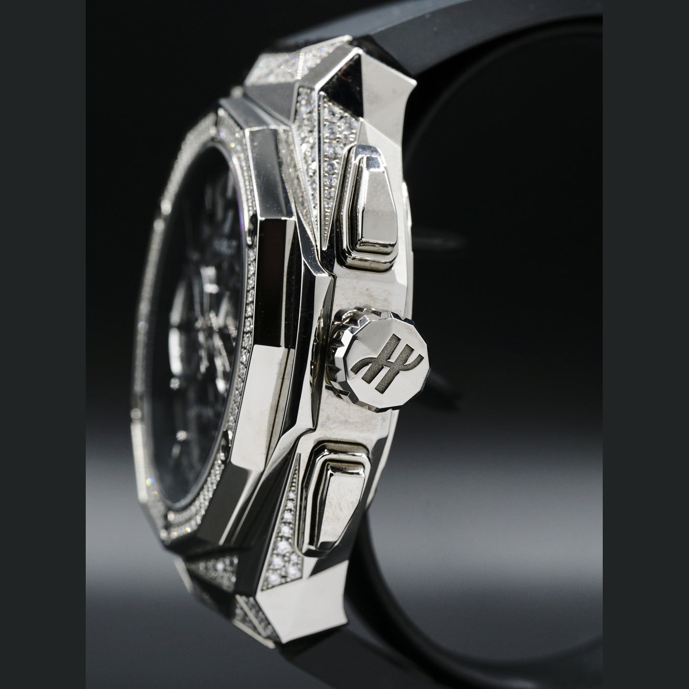 Hublot Classic Fusion Aerofusion Chronograph Orlinski Titanium Alternative Pave 525.NX.0170.RX.1804.ORL18