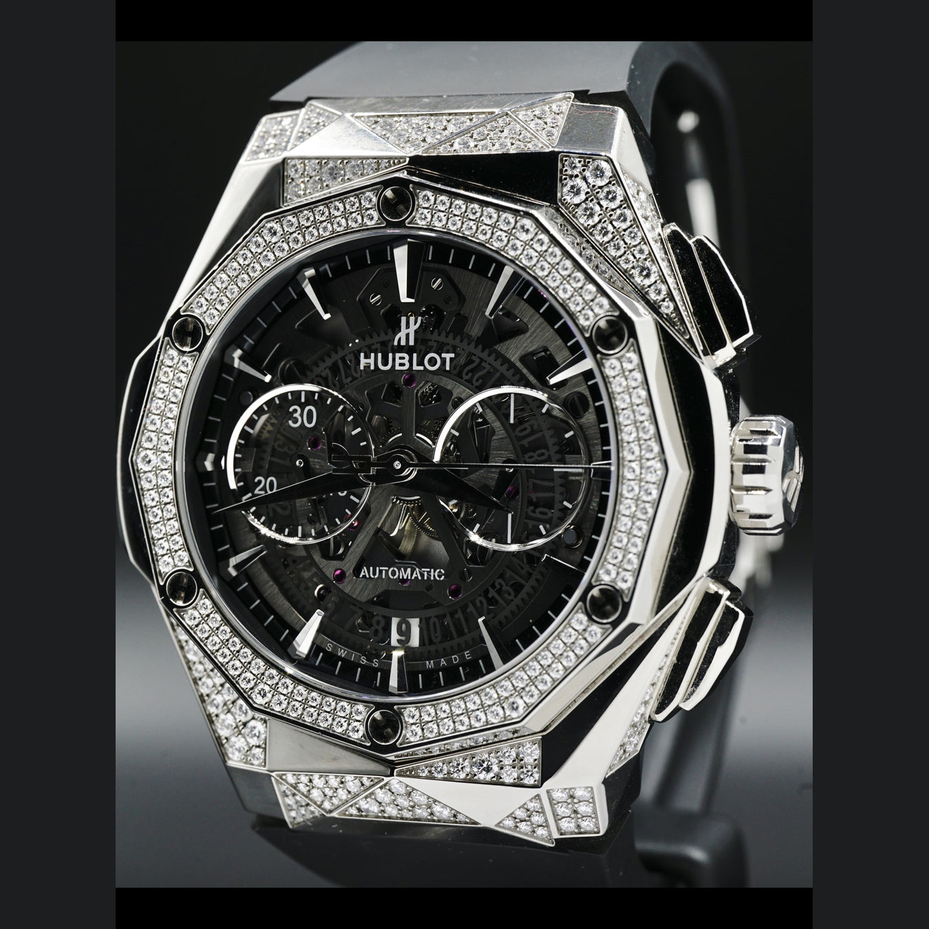 Hublot Classic Fusion Aerofusion Chronograph Orlinski Titanium Alternative Pave 525.NX.0170.RX.1804.ORL18