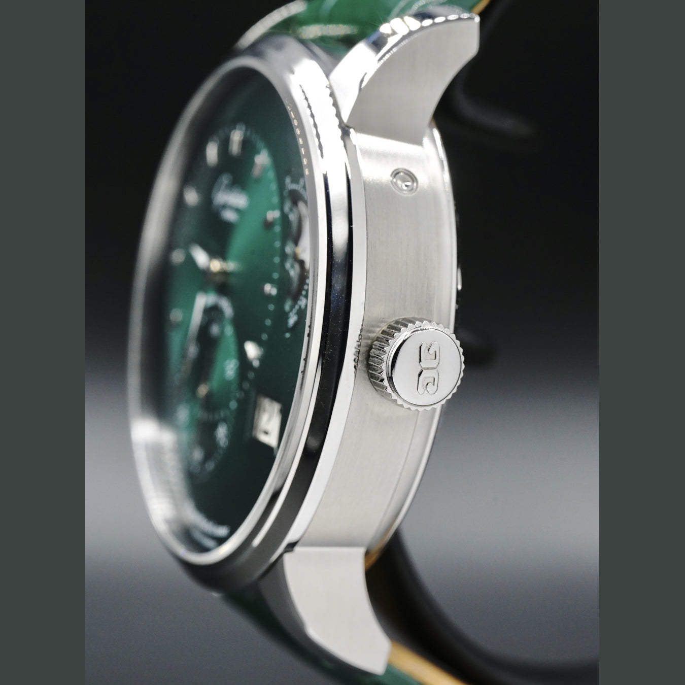 Glashütte Original PanoMaticLunar Green Dial 1-90-02-13-32-02