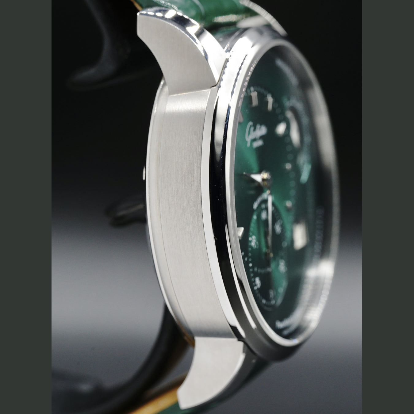 Glashütte Original PanoMaticLunar Green Dial 1-90-02-13-32-02