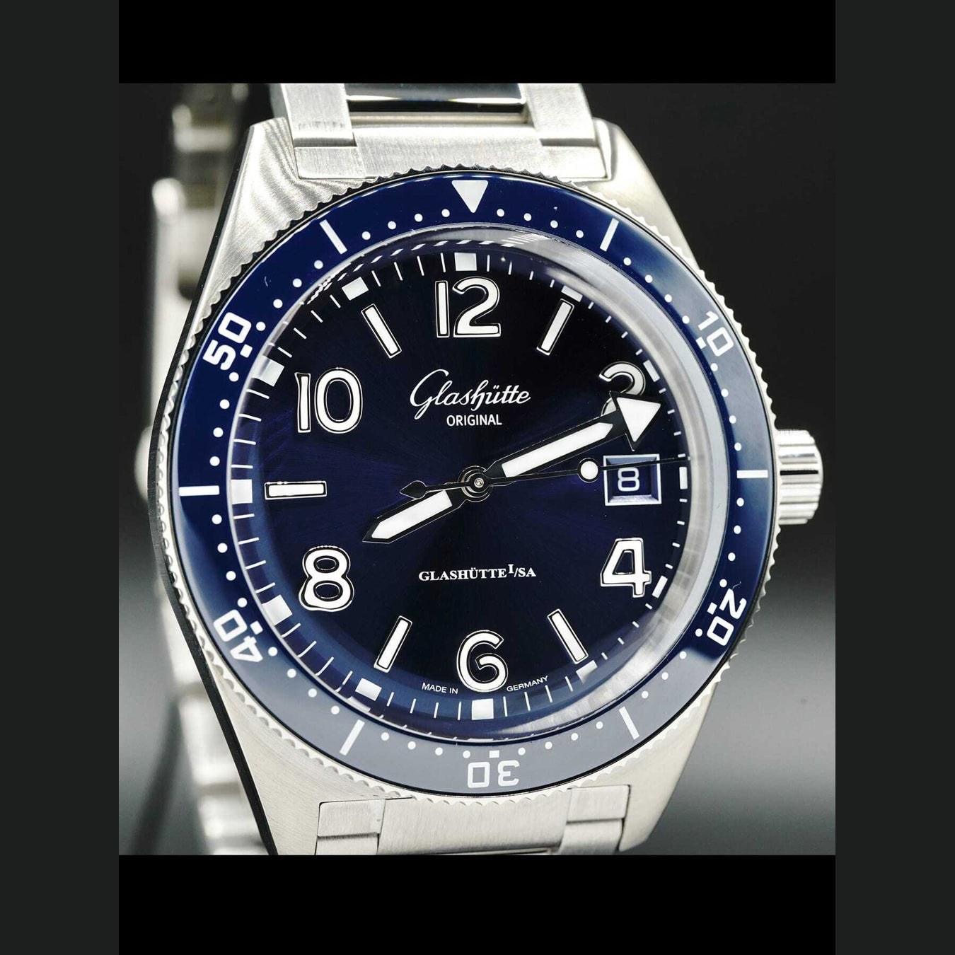Glashütte Original SeaQ Blue Dial 39.5mm 1-39-11-09-81-70