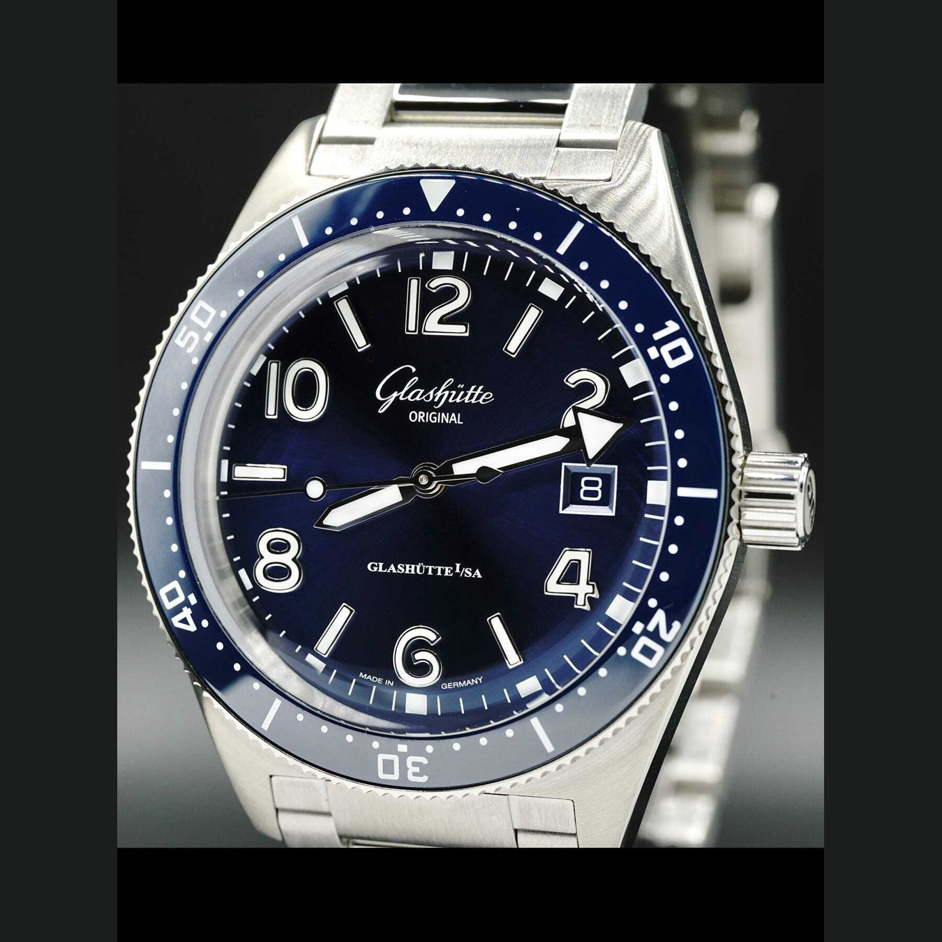 Glashütte Original SeaQ Blue Dial 39.5mm 1-39-11-09-81-70