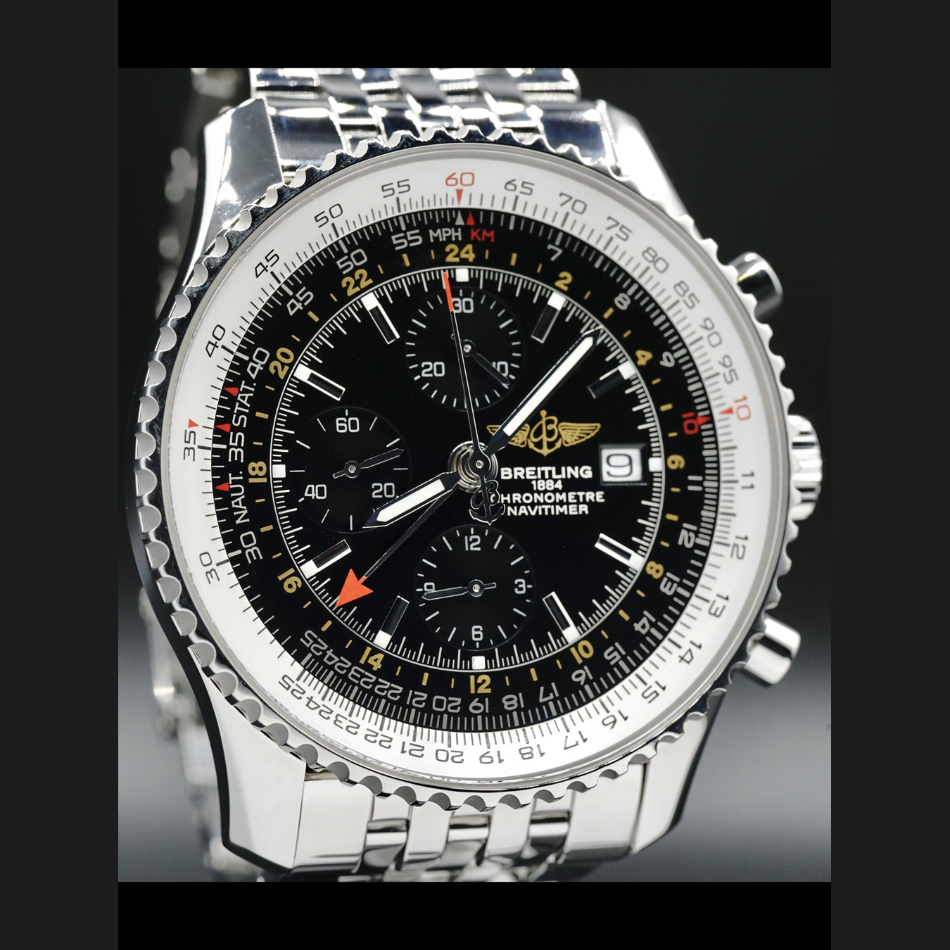 Breitling Navitimer World Chronograph GMT A24322