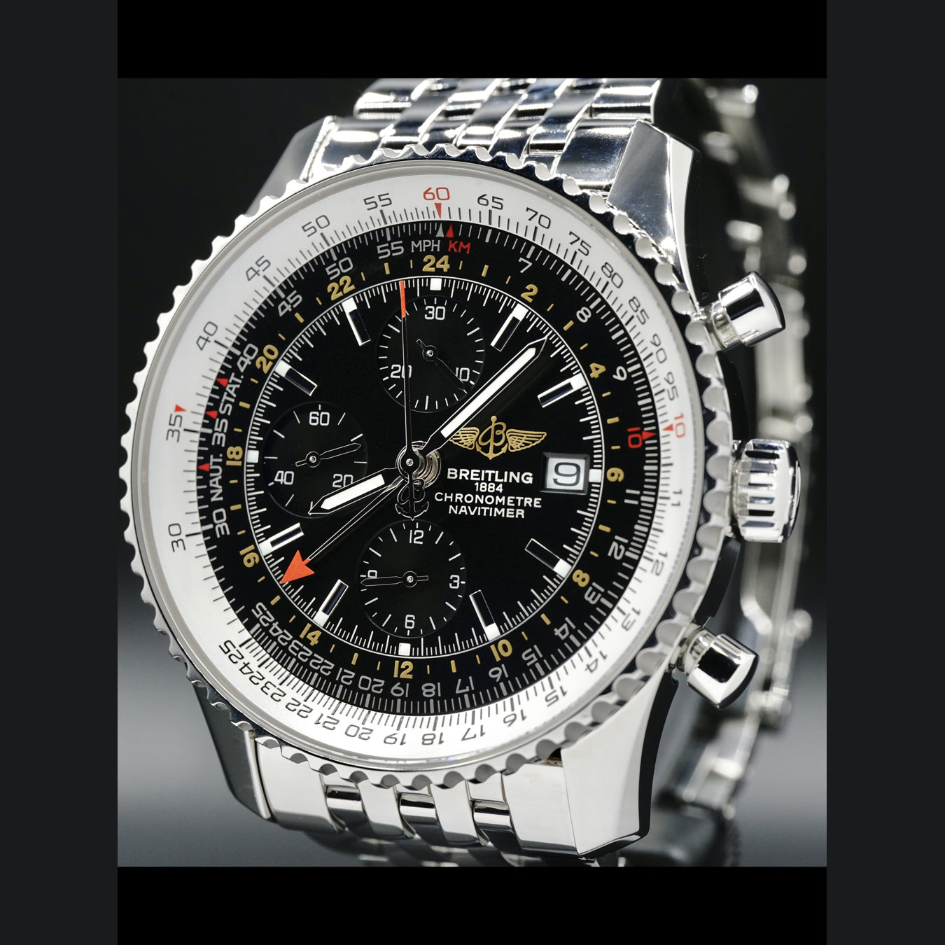 Breitling Navitimer World Chronograph GMT A24322