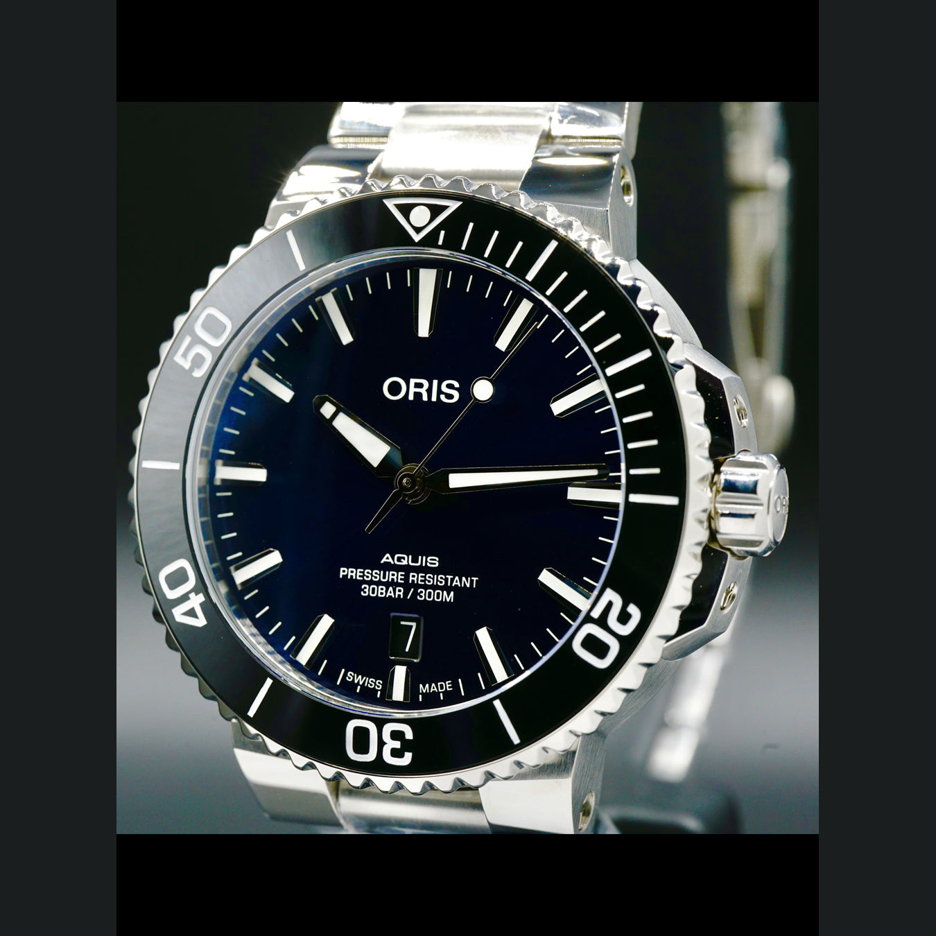 Oris Aquis Date 41.5mm Blue Dial