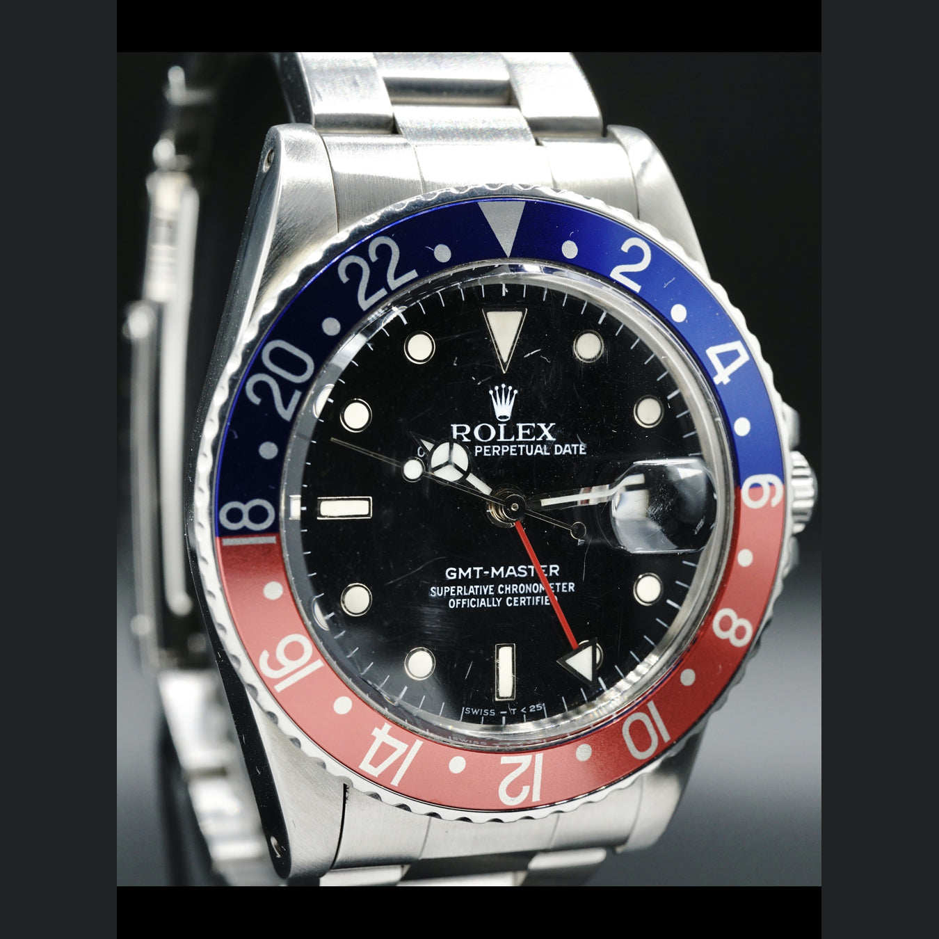 Rolex 16750 GMT Master II Pepsi