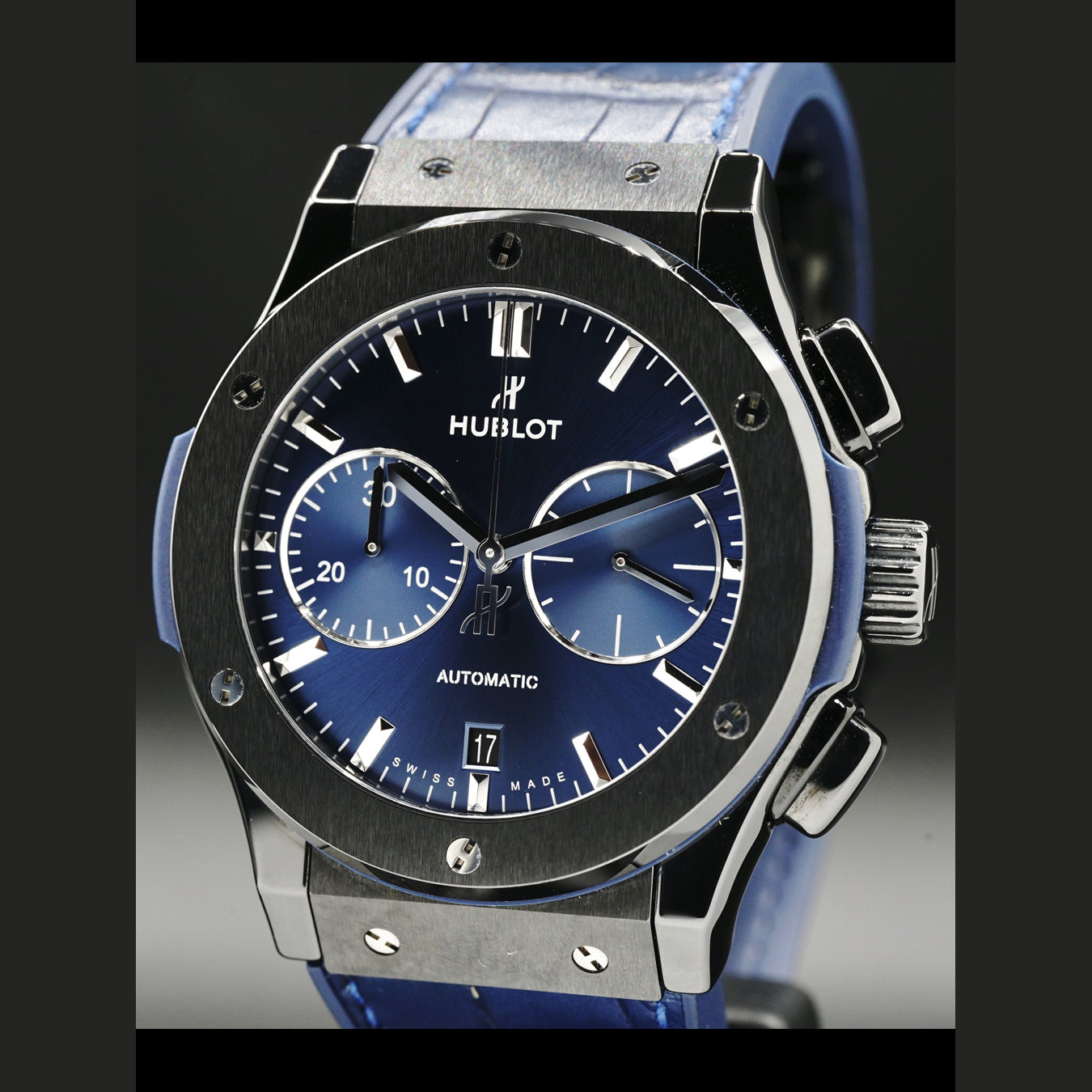 Hublot Classic Fusion Ceramic Blue Chronograph 521.CM.7170.LR