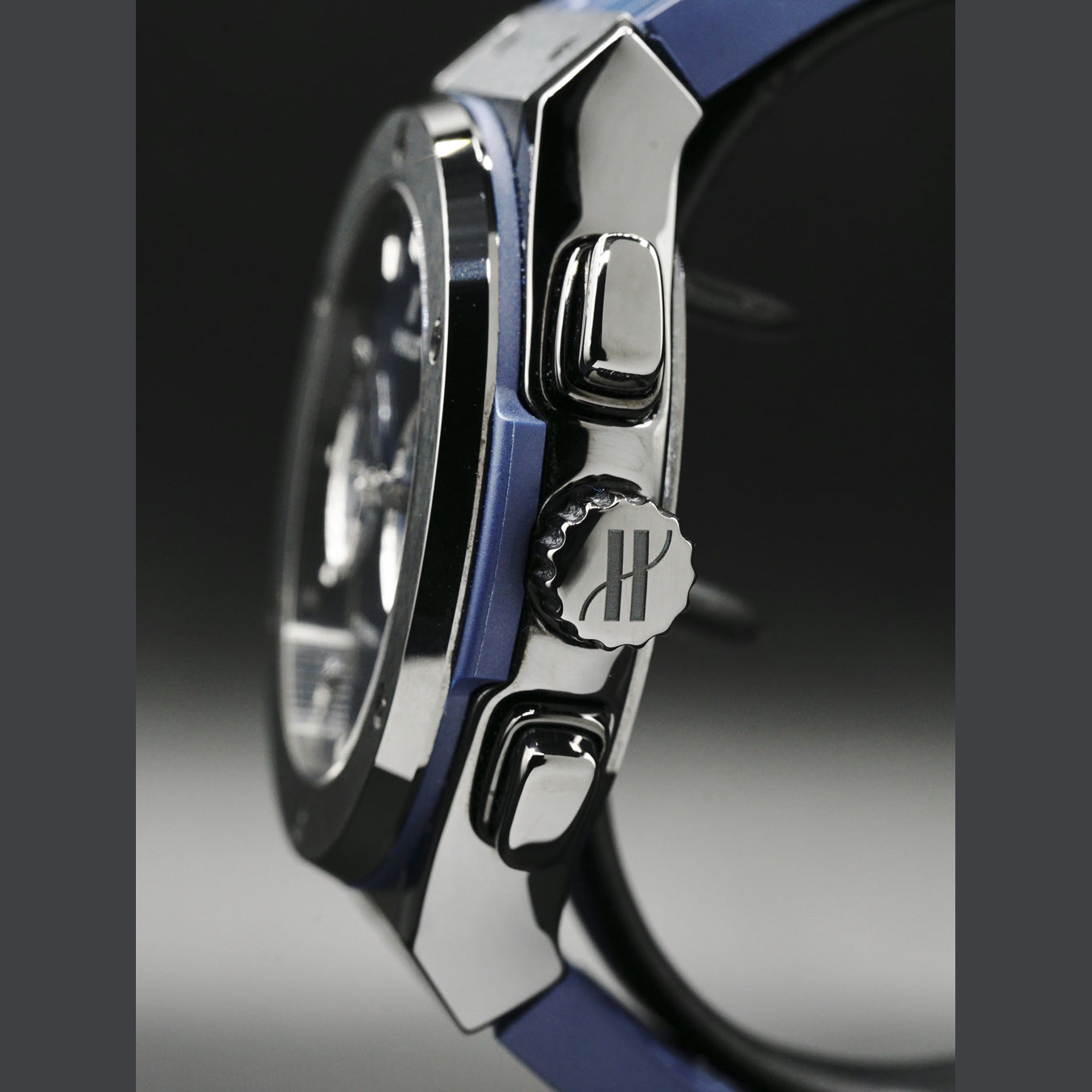 Hublot Classic Fusion Ceramic Blue Chronograph 521.CM.7170.LR