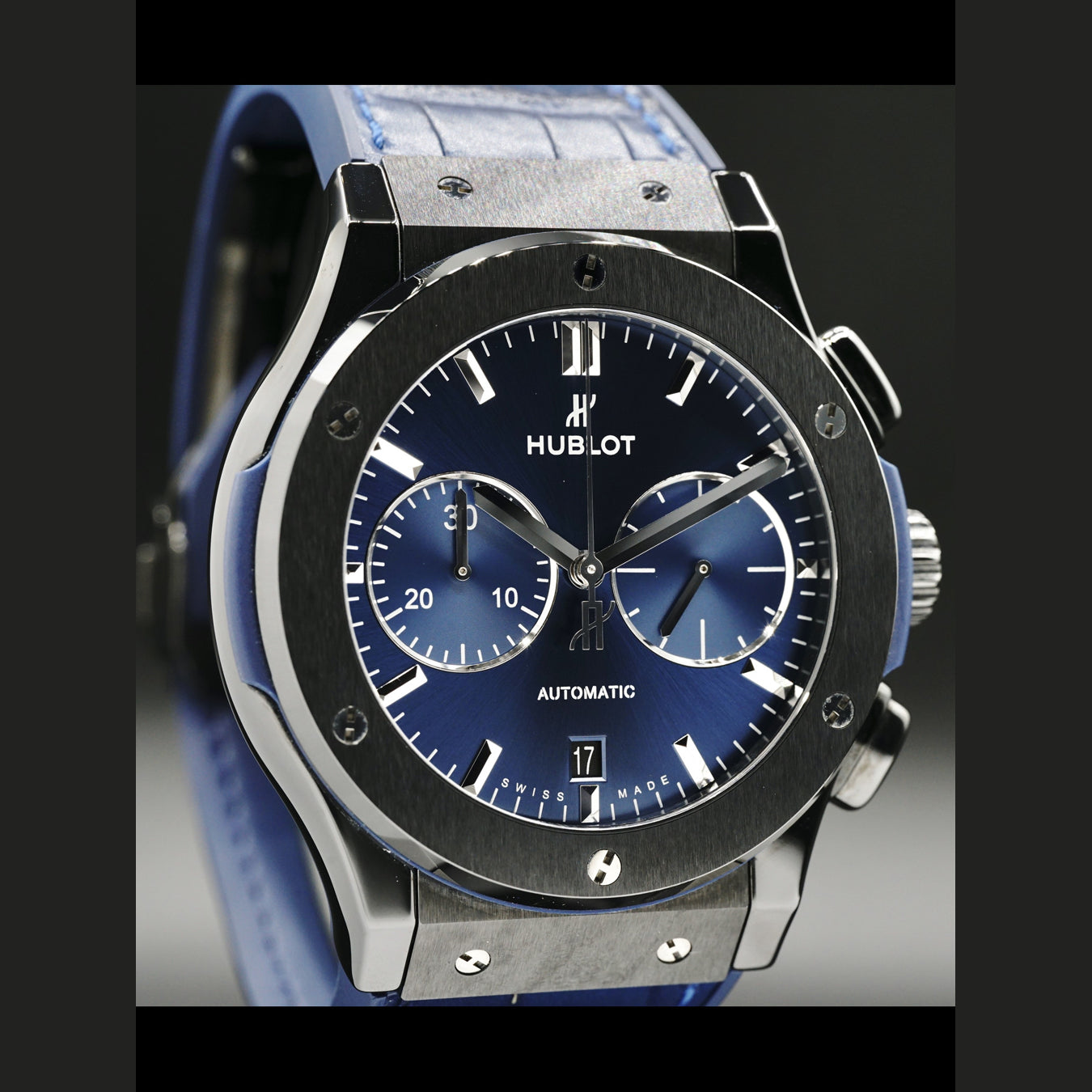Hublot Classic Fusion Ceramic Blue Chronograph 521.CM.7170.LR