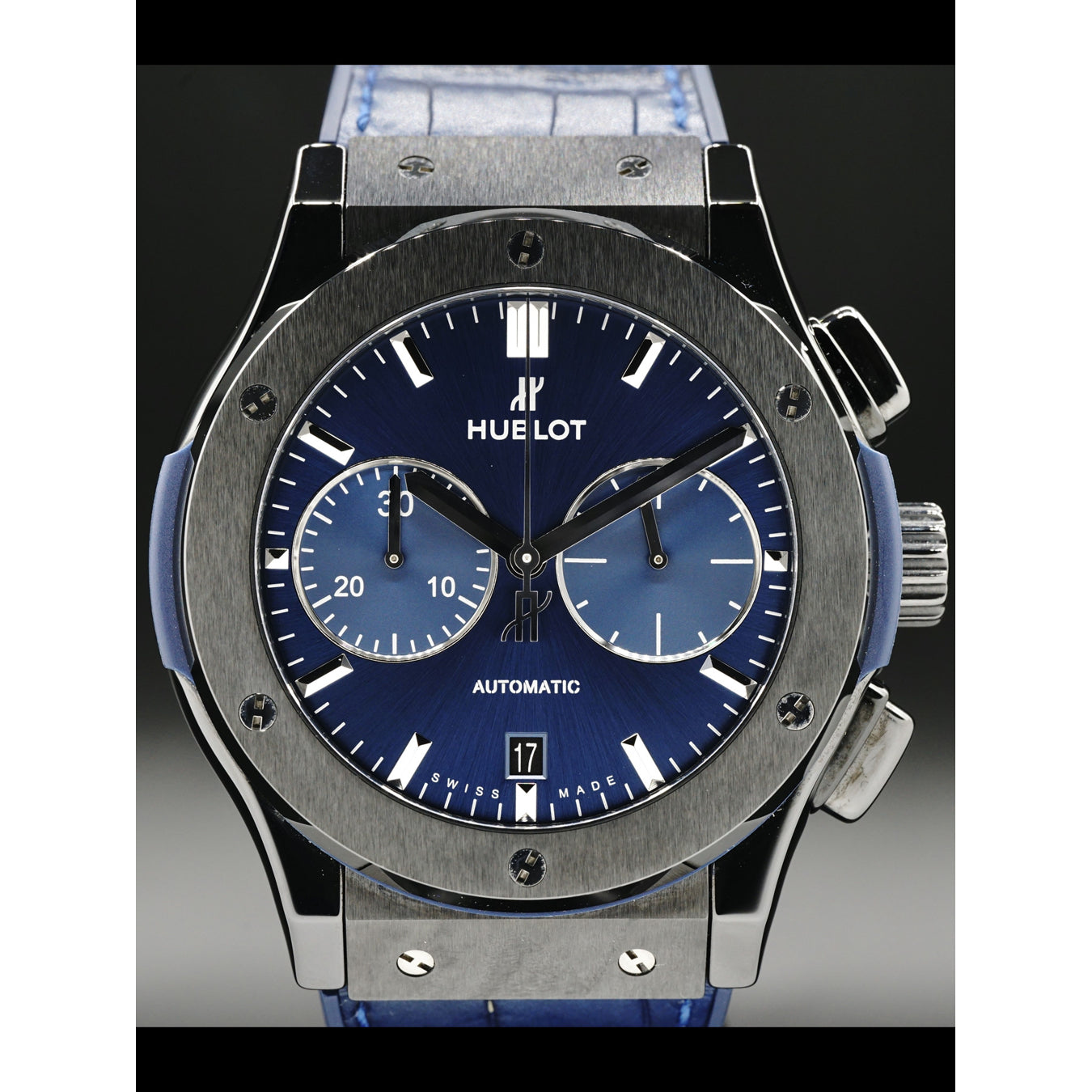 Hublot Classic Fusion Ceramic Blue Chronograph 521.CM.7170.LR