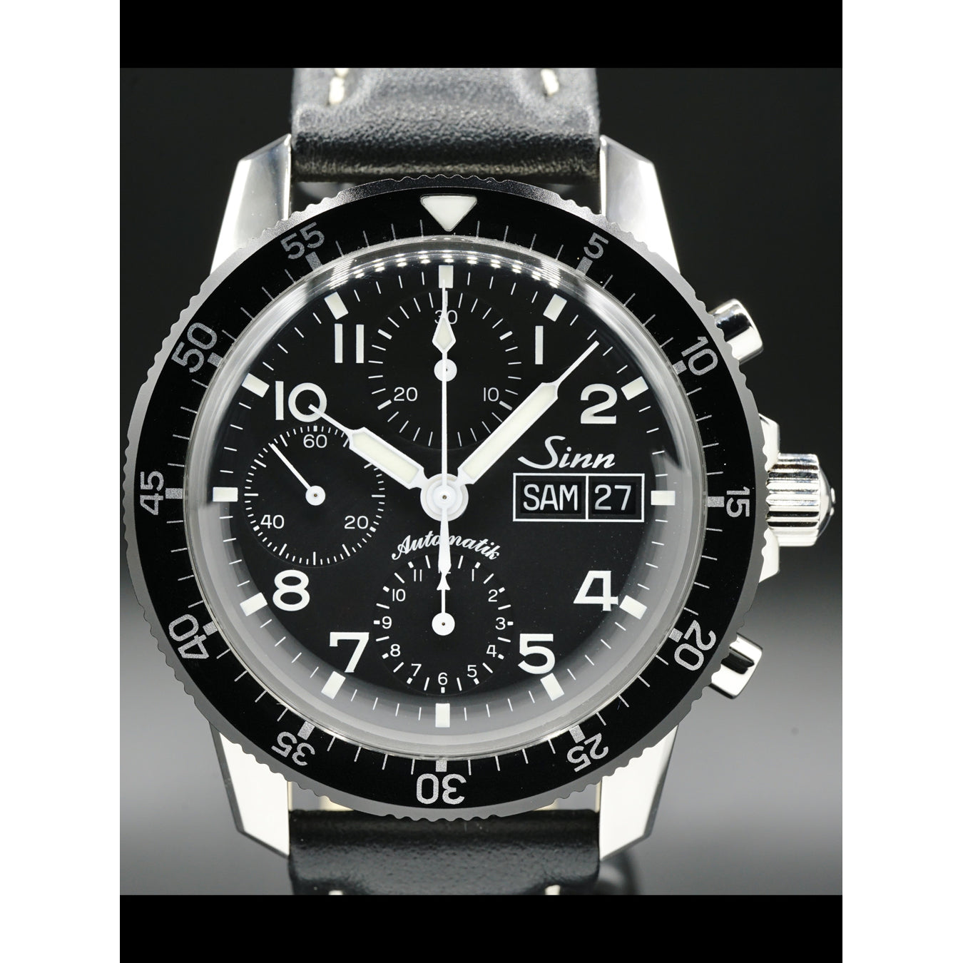 Sinn 103 St The Traditional Pilot Chronograph on Leather Strap 103.031