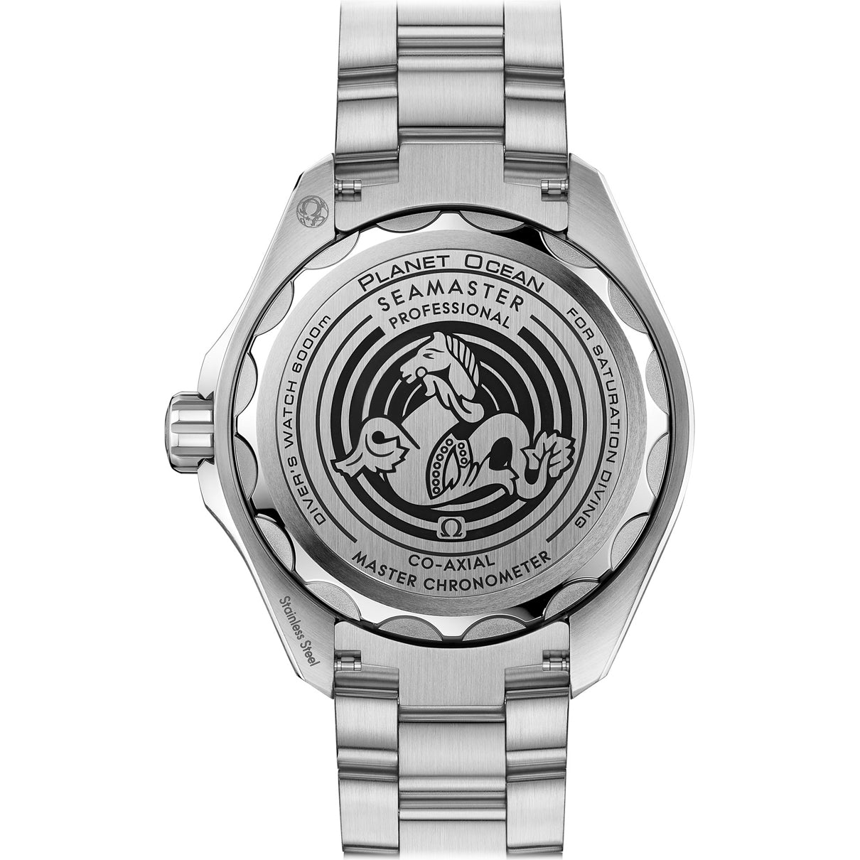 Omega Seamaster Planet Ocean 6000m Ultra Deep Black Dial 45.5mm on Bracelet