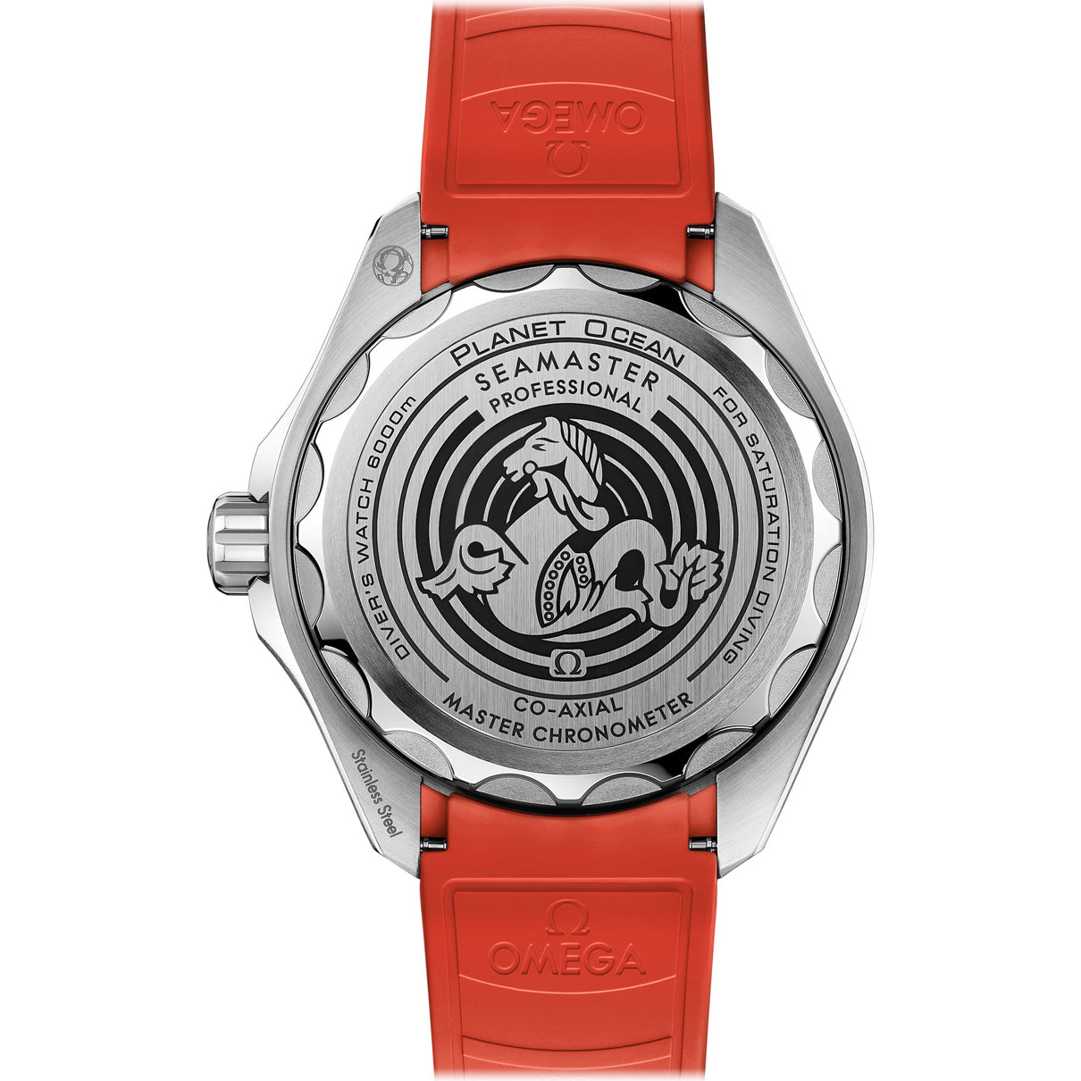 Omega Seamaster Planet Ocean 6000m Ultra Deep Black Dial 45.5mm on Strap