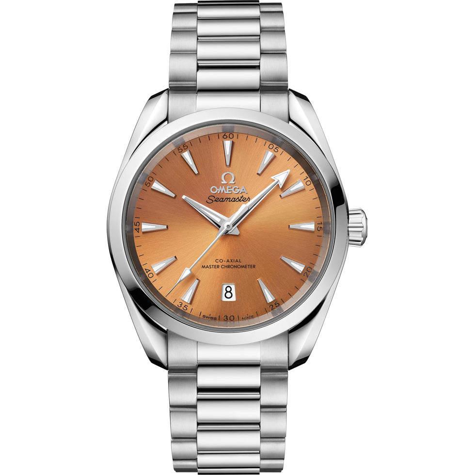 Omega Aqua Terra Shades 150M Coaxial Master Chronometer Saffron Dial 38mm