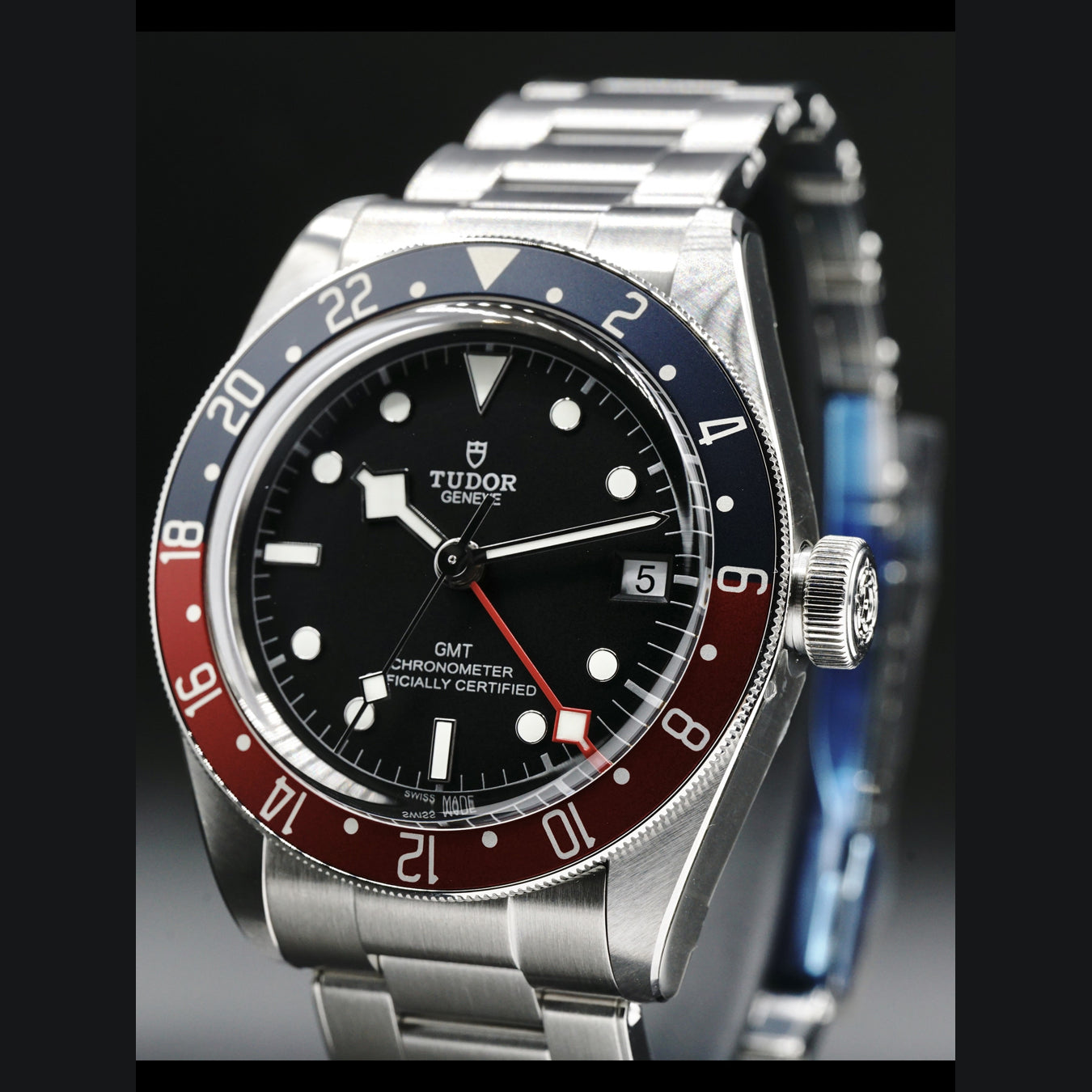 Tudor Black Bay GMT on Bracelet 79830RB