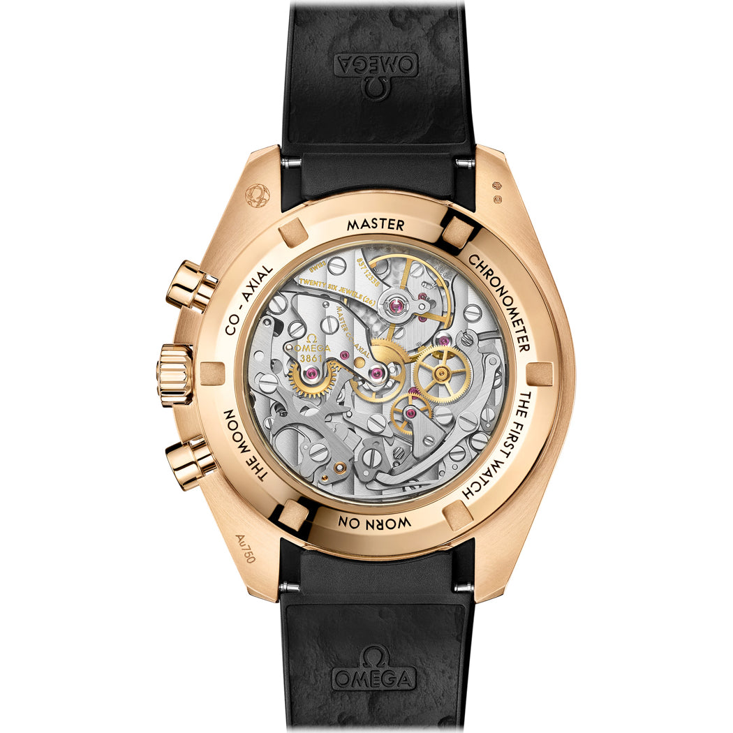 Omega Speedmaster Moonwatch Professional Master Chronometer Moonshine Gold Dial on Strap