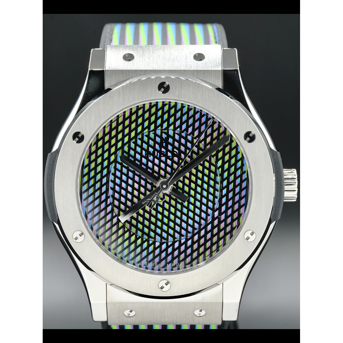 Hublot Classic Fusion Cruz Diez Titanium 45mm Limited Edition 511.NX.8900.VR.CZD19