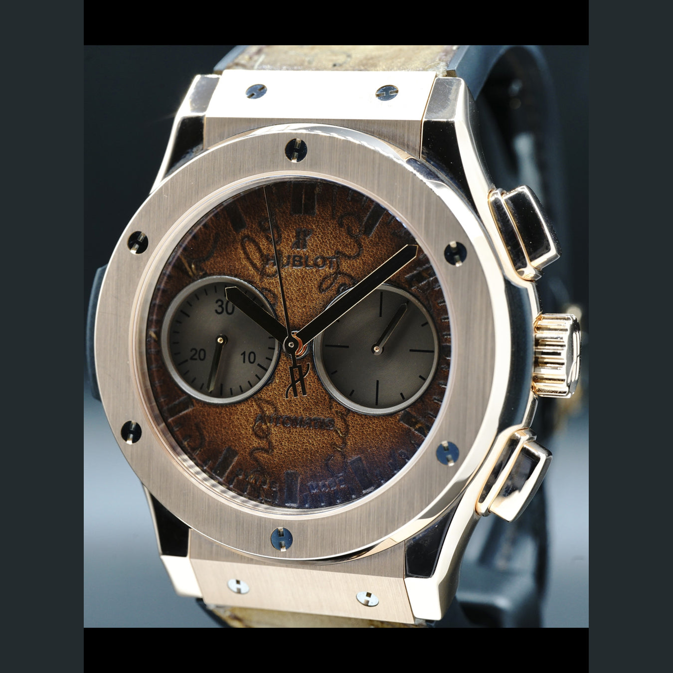 Hublot 521.OX.0500.VR.BER17 Berluti Scritto Classic Fusion Chronograph