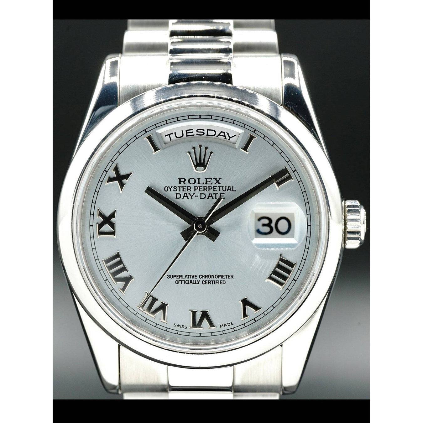 Rolex Day Date Glacier 118206