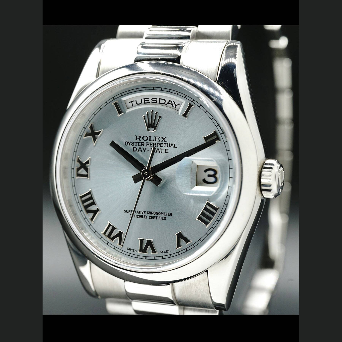 Rolex Day Date Glacier 118206