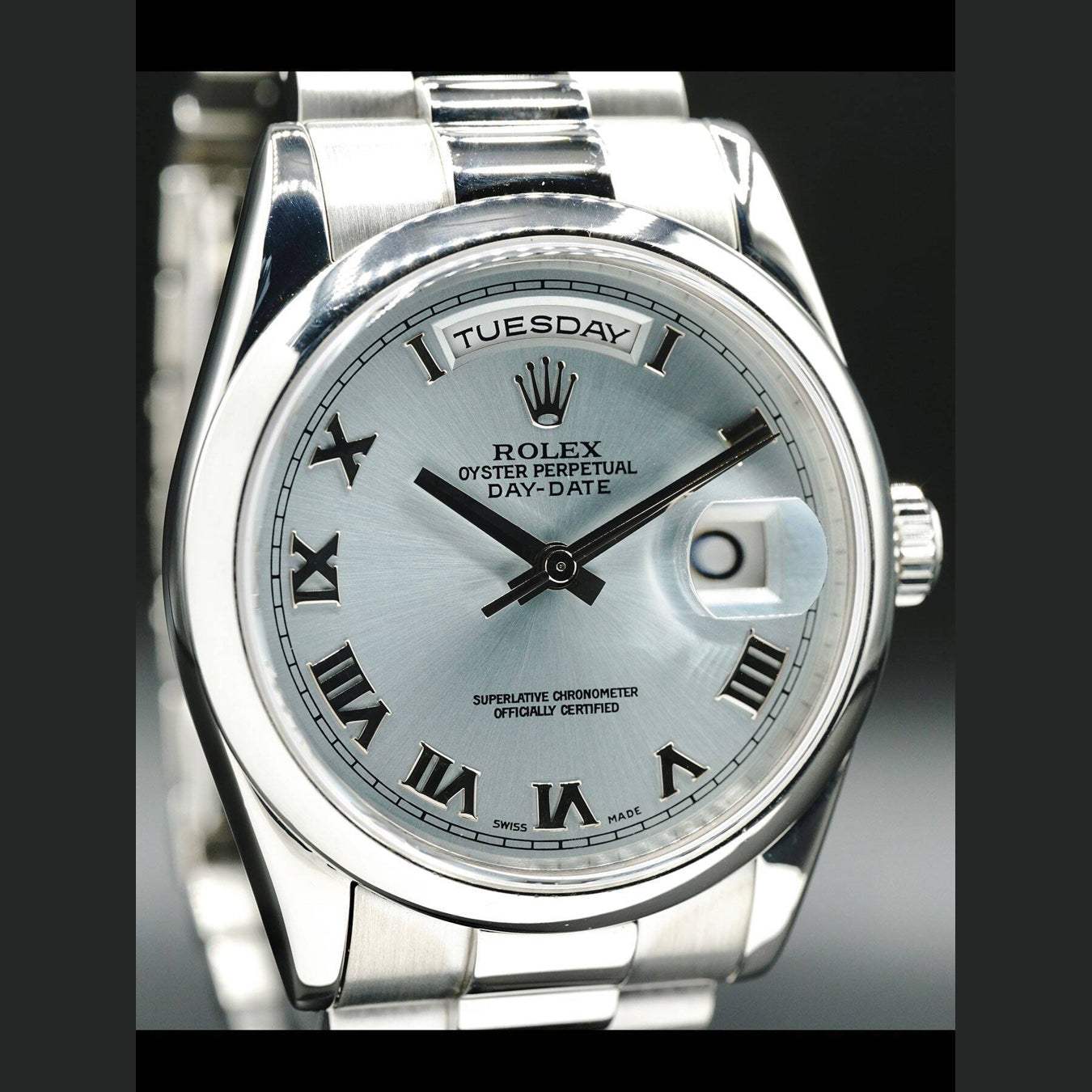 Rolex Day Date Glacier 118206