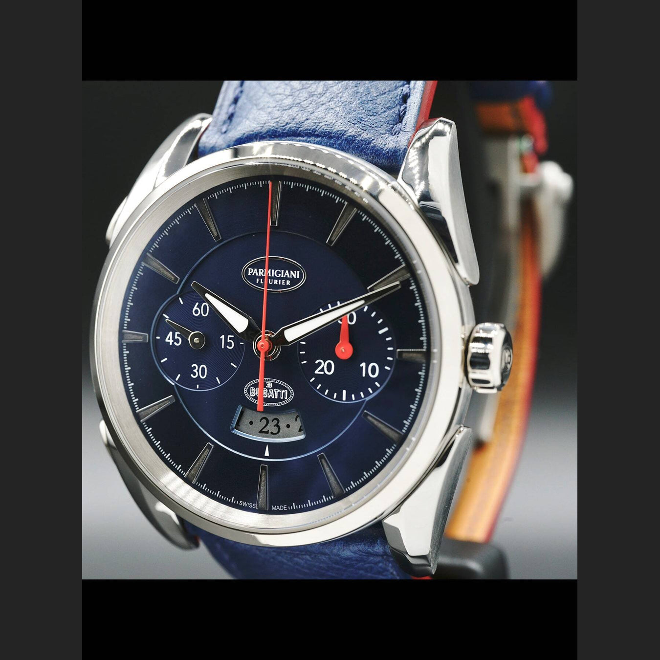 Parmigiani Fleurier Bugatti Aerolithe Titane White Gold Abyss PFC329-3400600-HE3132