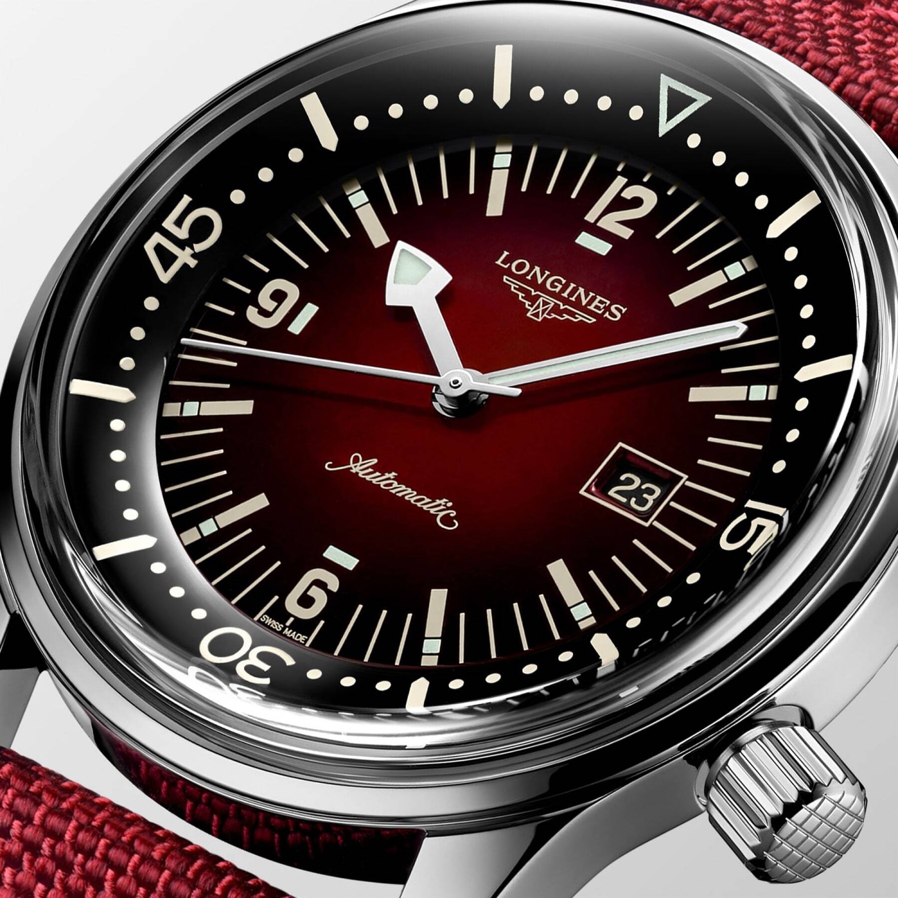 The Longines Legend Diver Watch L3.374.4.40.2