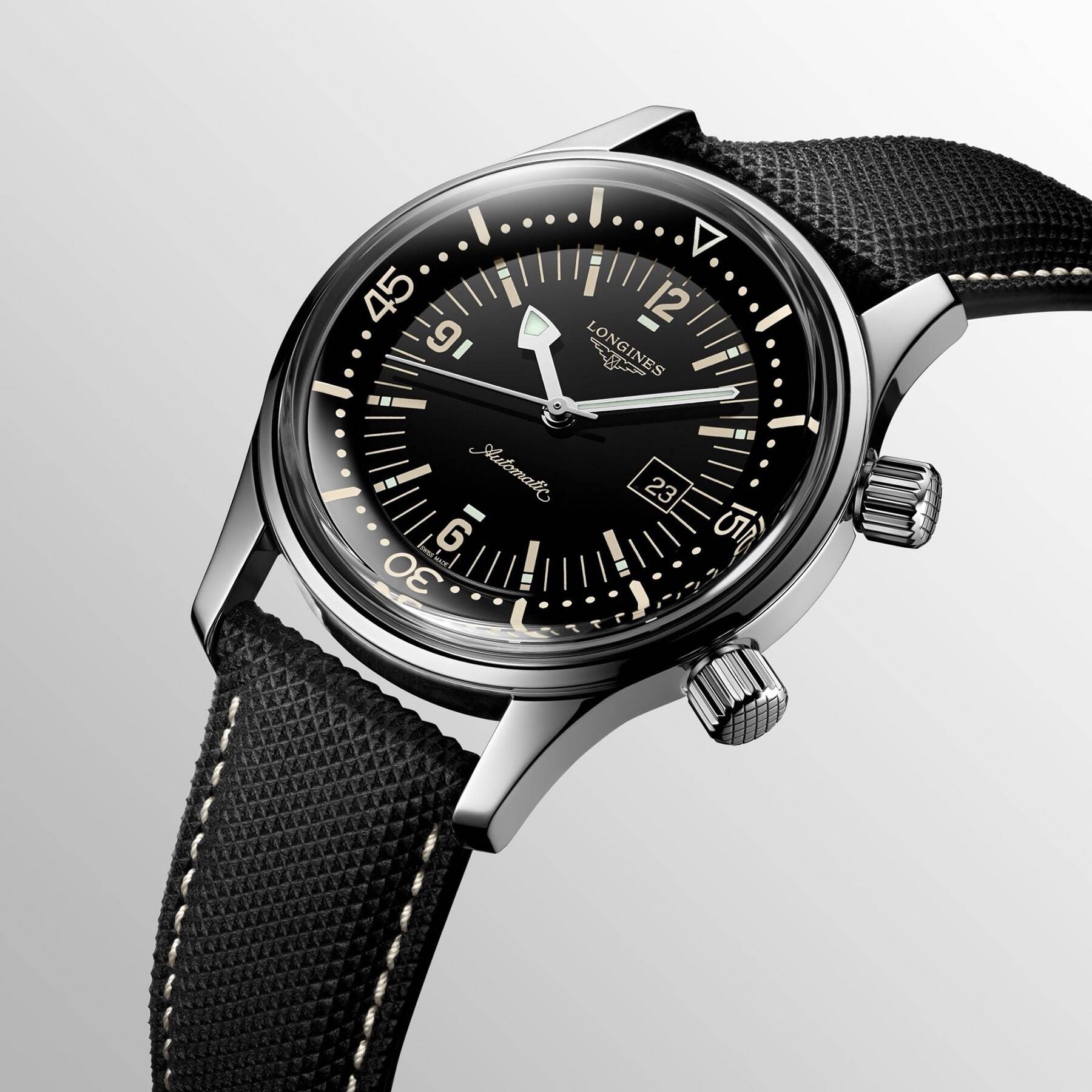 The Longines Legend Diver Watch L3.374.4.50.0