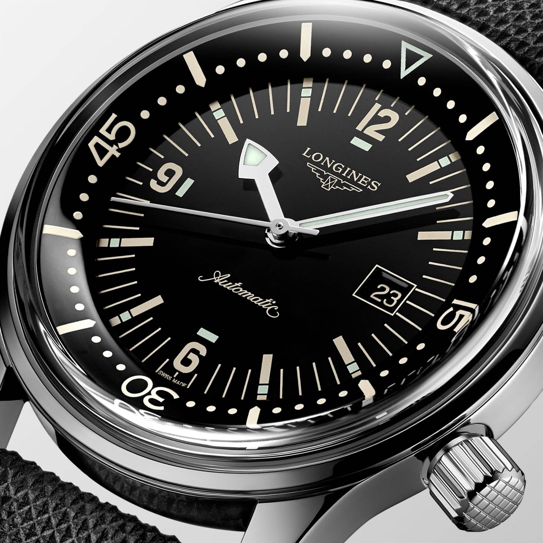 The Longines Legend Diver Watch L3.374.4.50.0