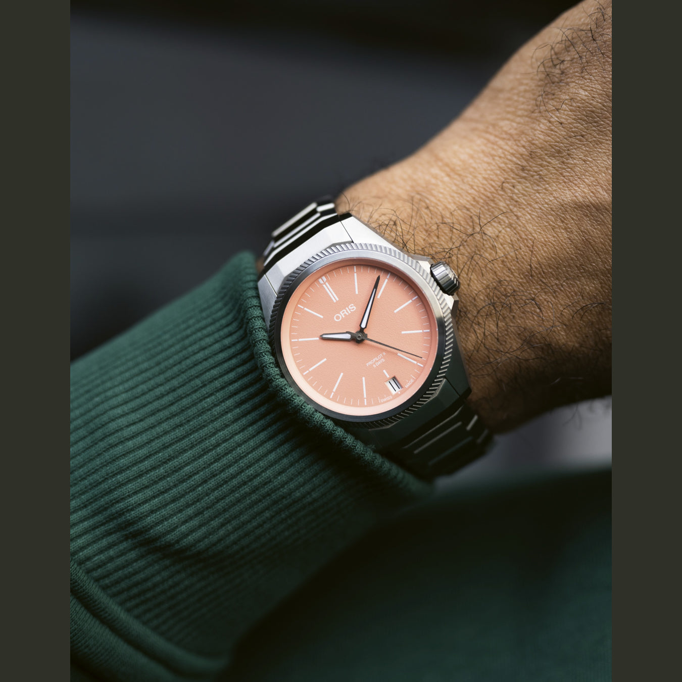 Oris Big Crown ProPilot X Calibre 400 Salmon Dial