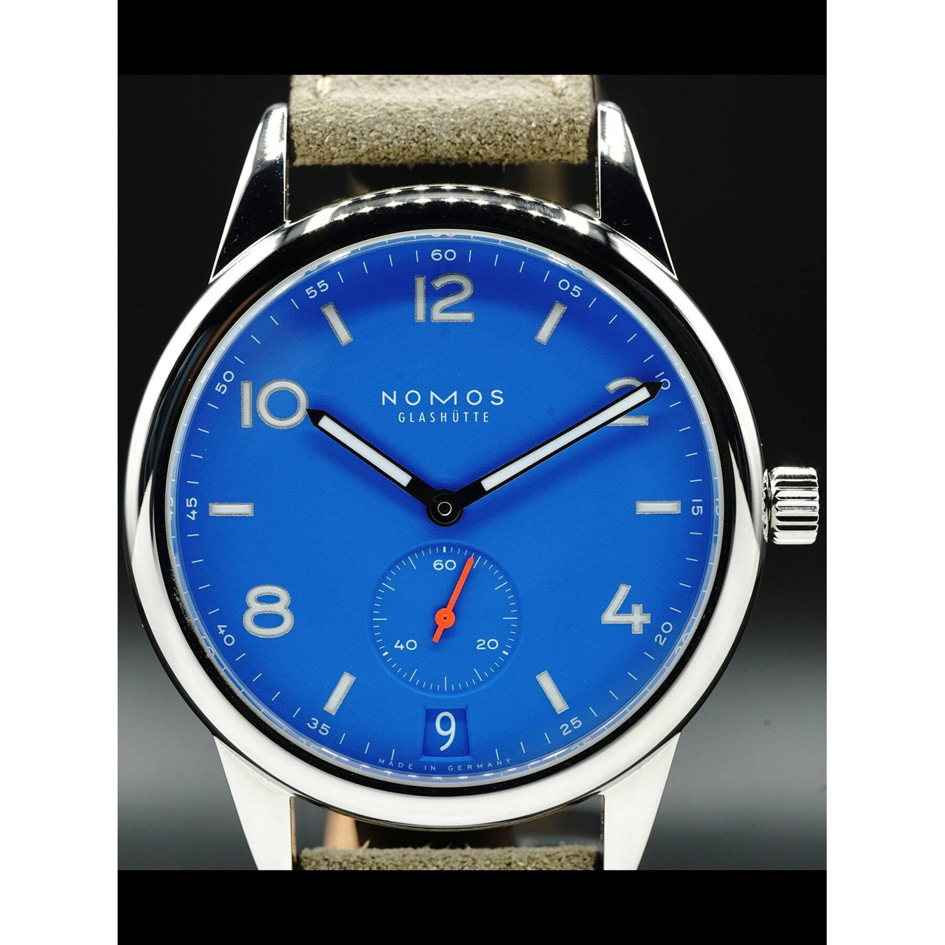 NOMOS Glashütte Club Automatic Date Blue 777