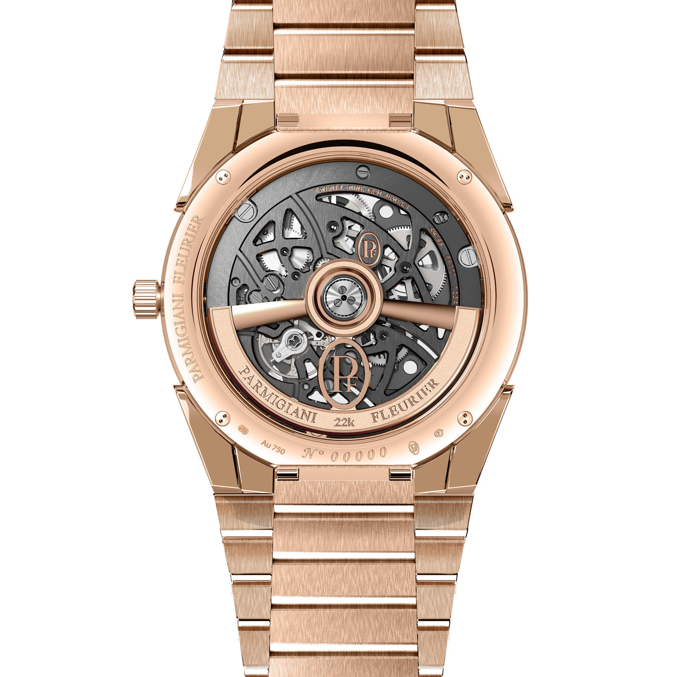 Parmigiani Fleurier PFC912-2020001-200182 Tonda PF Skeleton Rose Gold