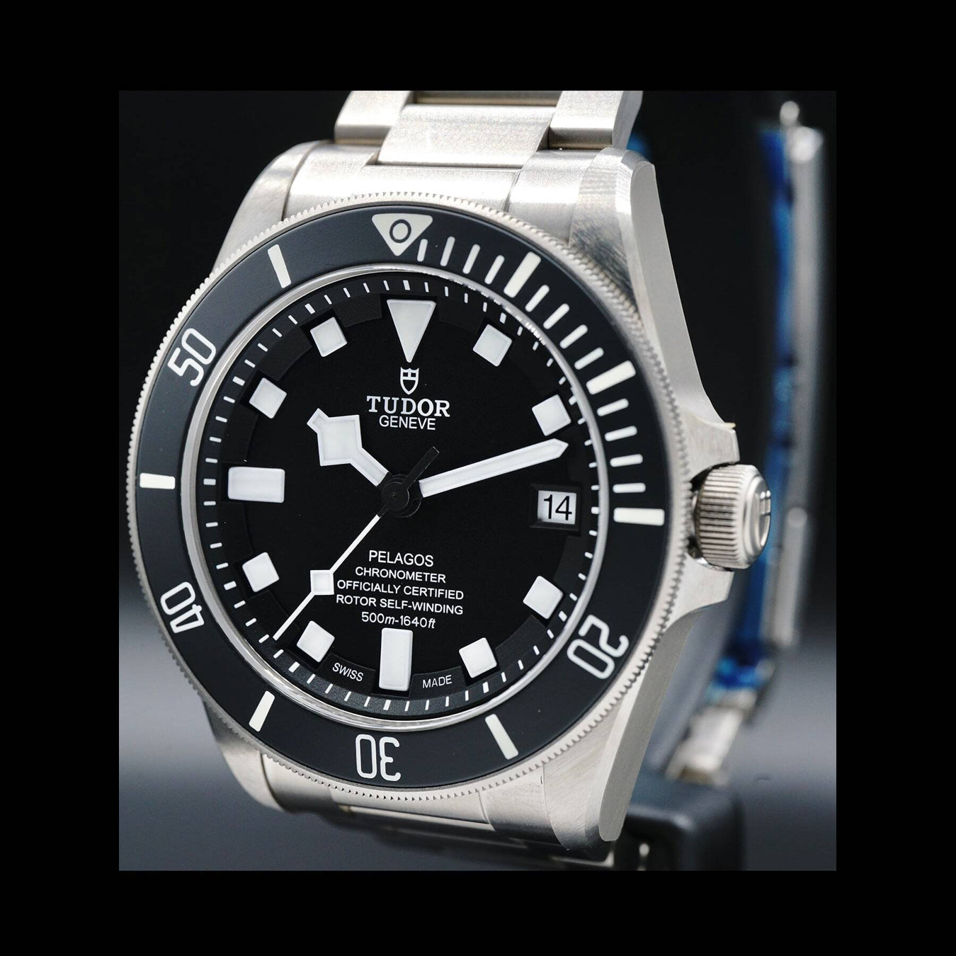 Tudor Pelagos Titanium Chronometer Automatic Black Dial 25600TN