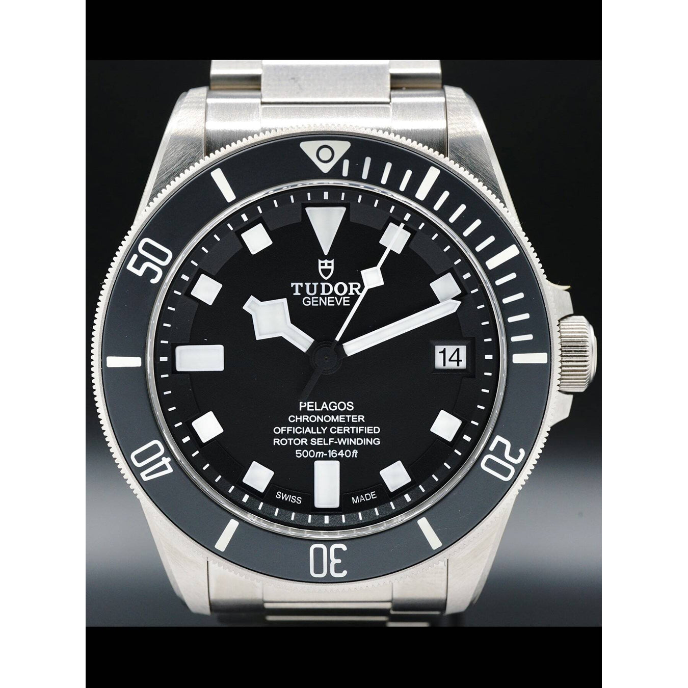 Tudor Pelagos Titanium Chronometer Automatic Black Dial 25600TN