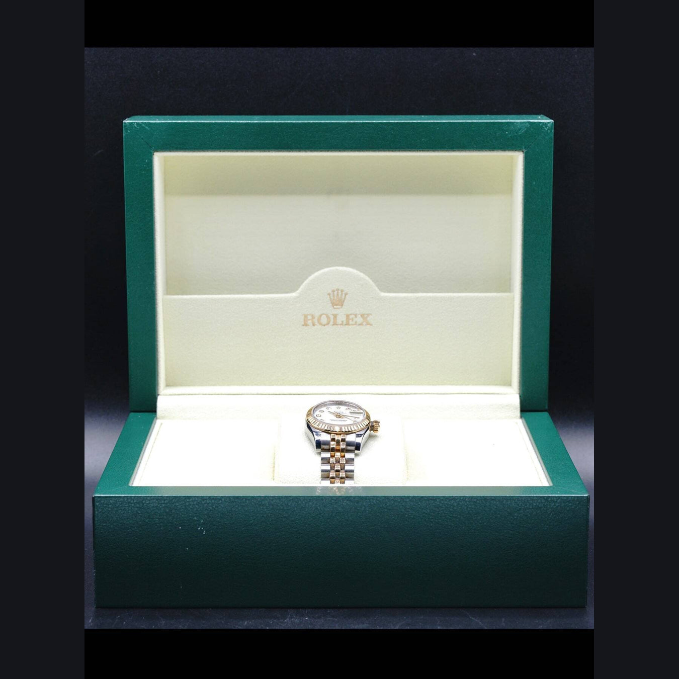 Rolex Ladies Datejust 18k Yellow Gold and Steel 179173