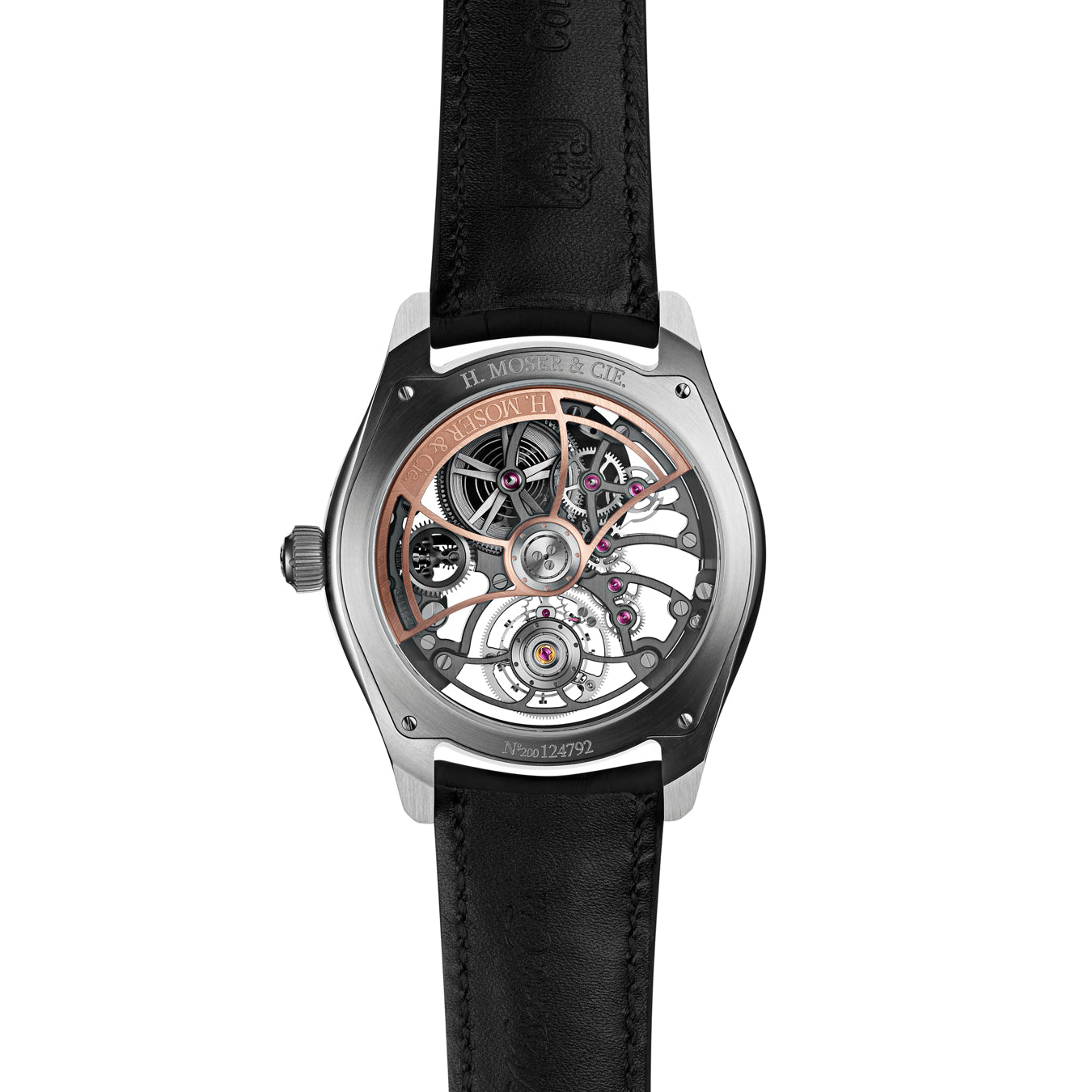 H. Moser & Cie. Pioneer Cylindrical Tourbillon Skeleton 3811-1200