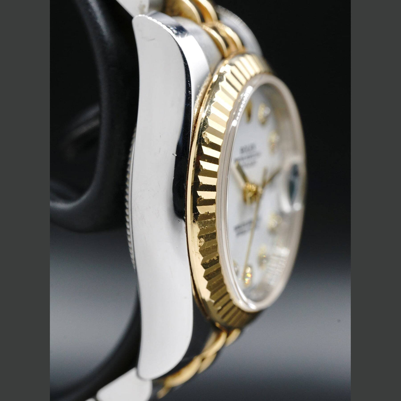 Rolex Ladies Datejust 18k Yellow Gold and Steel 179173