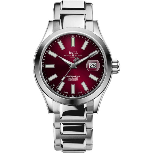 Ball Engineer III Marvelight Chronometer Burgundy Red 40mm