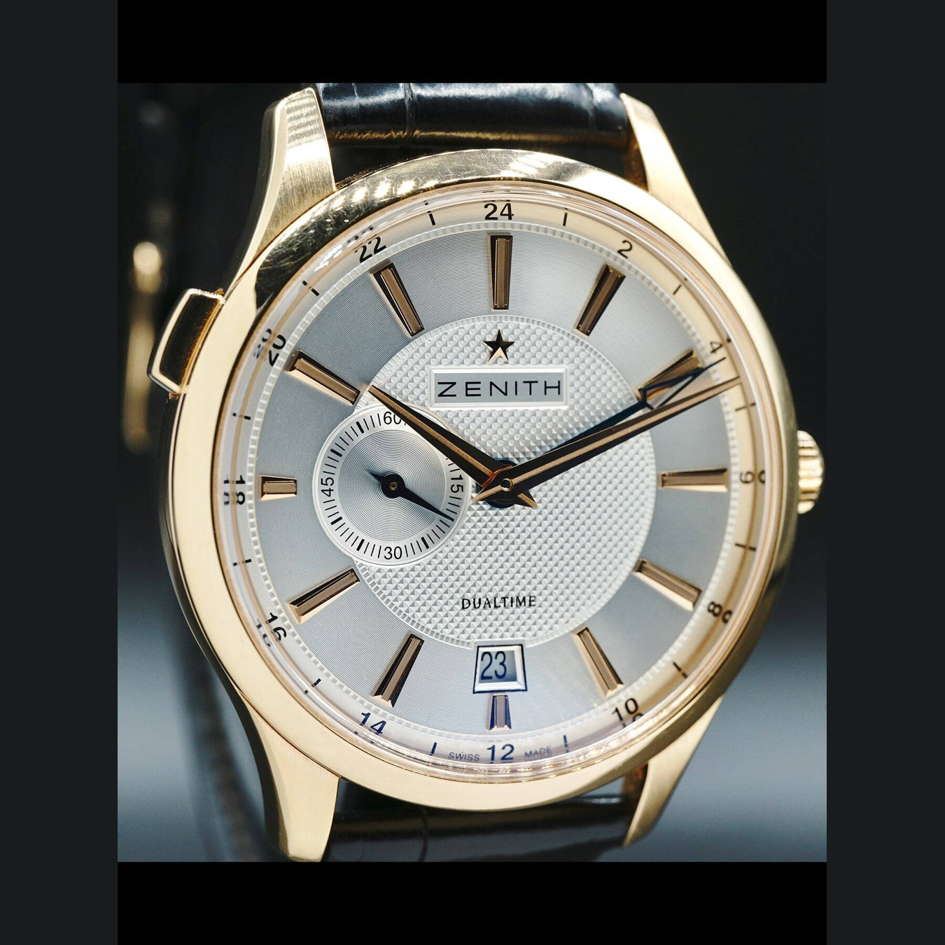 Zenith Captain Dual Time Automatic 18kt Rose Gold18.2130.682