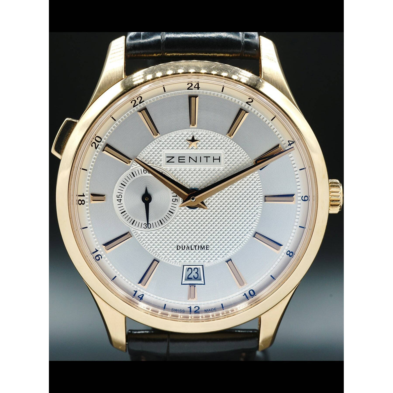 Zenith Captain Dual Time Automatic 18kt Rose Gold18.2130.682