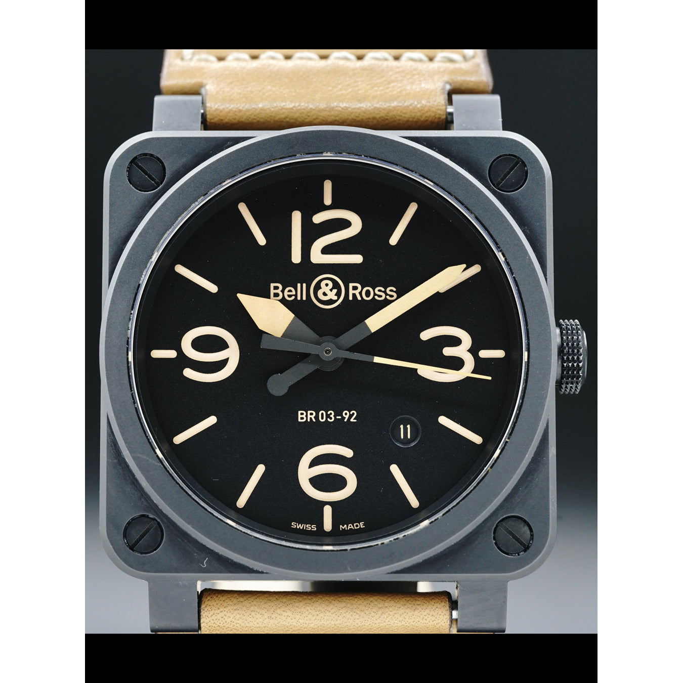 Bell & Ross 03-92 Ceramic Heritage  BR0392-HERITAGE-CE